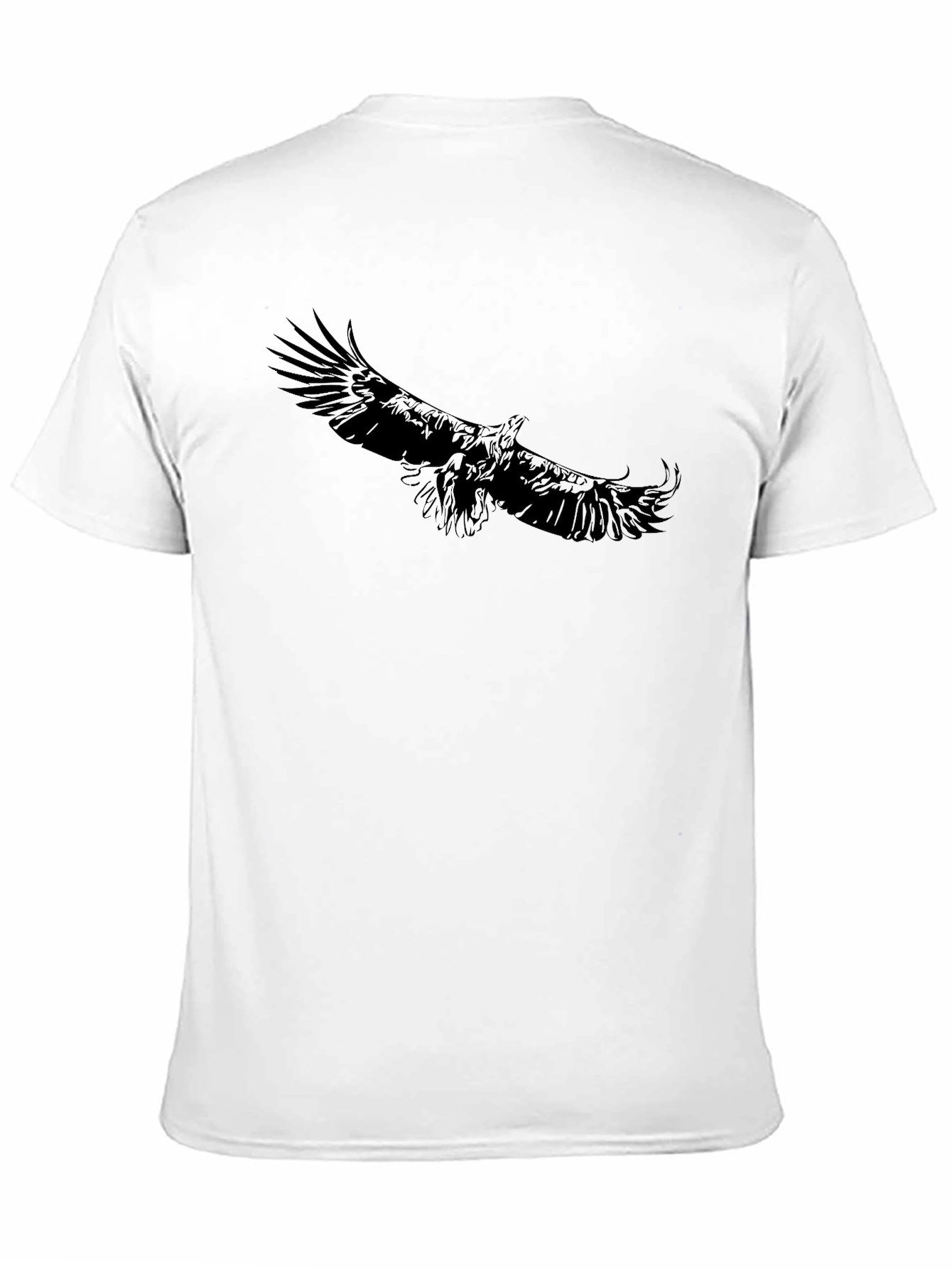 Black Black Eagle Graphic Tee - Men's Casual Short Sleeve Shirt view 11