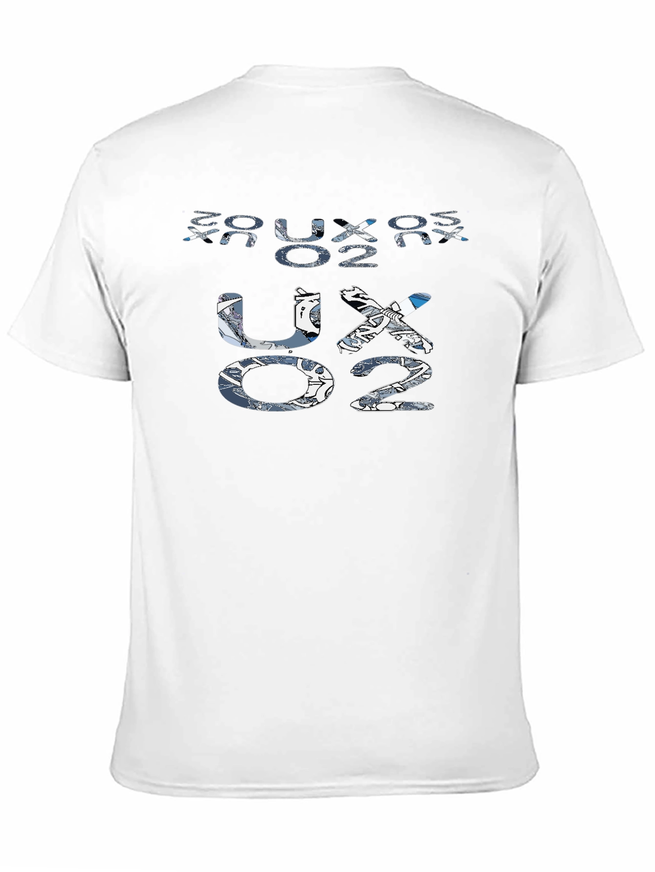 Black UX02 Graphic Tee - Stylish Designer T-Shirt view 11