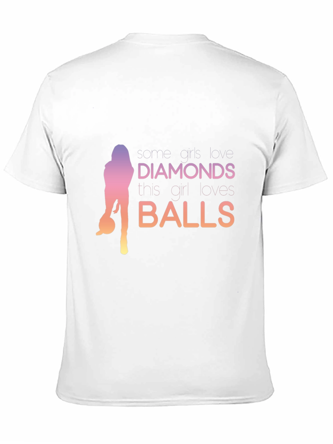 Black Funny Bowling T-Shirt - This Girl Loves Balls view 11