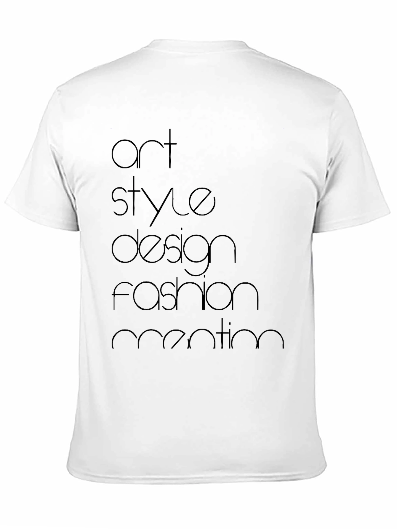 Black Art Style Design Fashion T-Shirt view 11