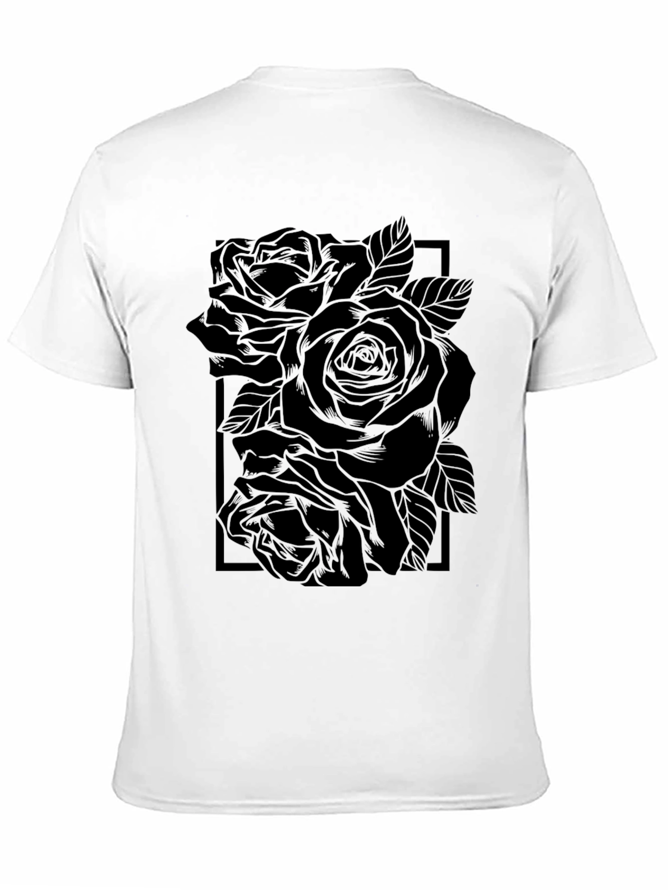 Black Black Rose Graphic Tee - Men's Fashion view 11