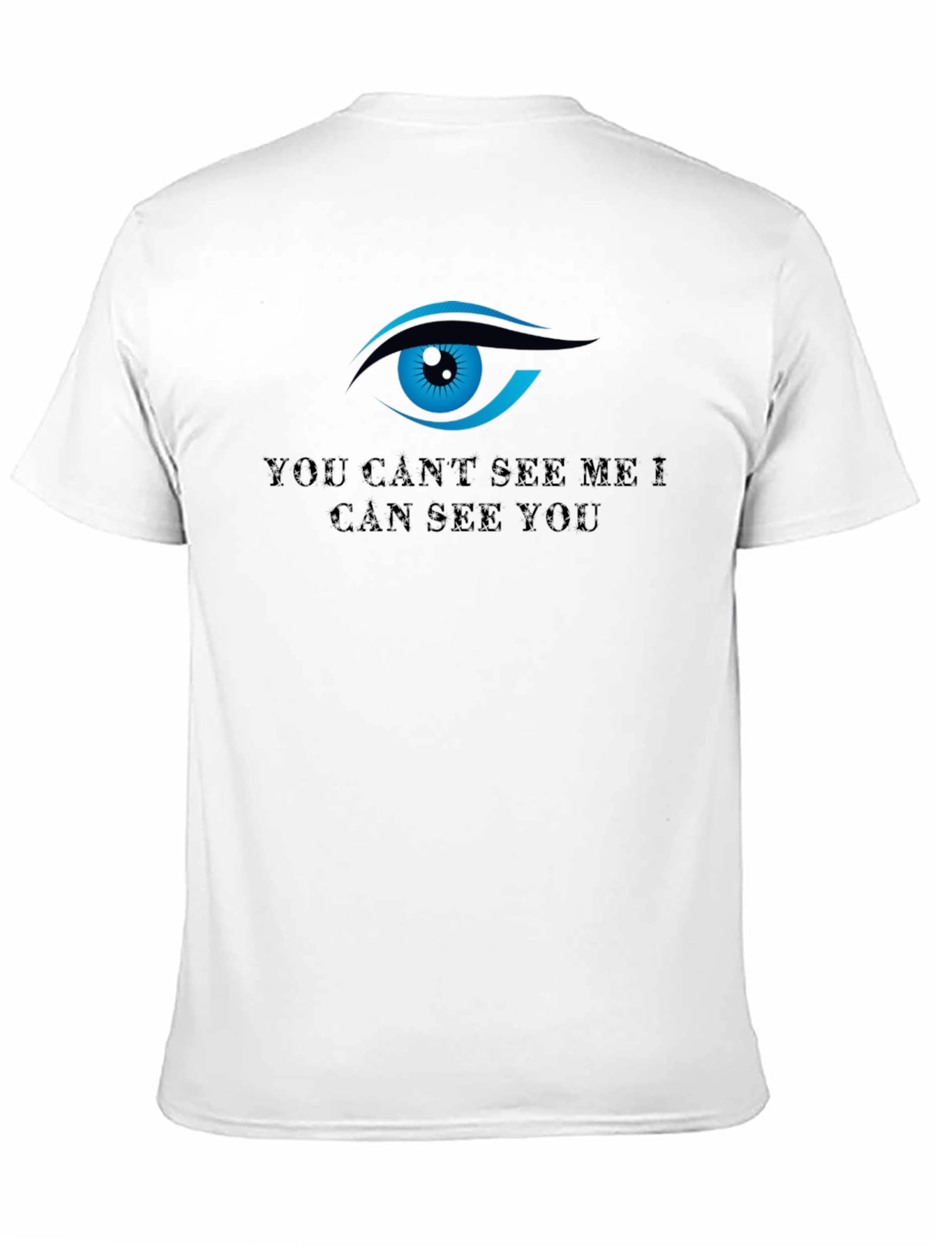 Black All Seeing Eye T-Shirt - You Can't See Me view 11