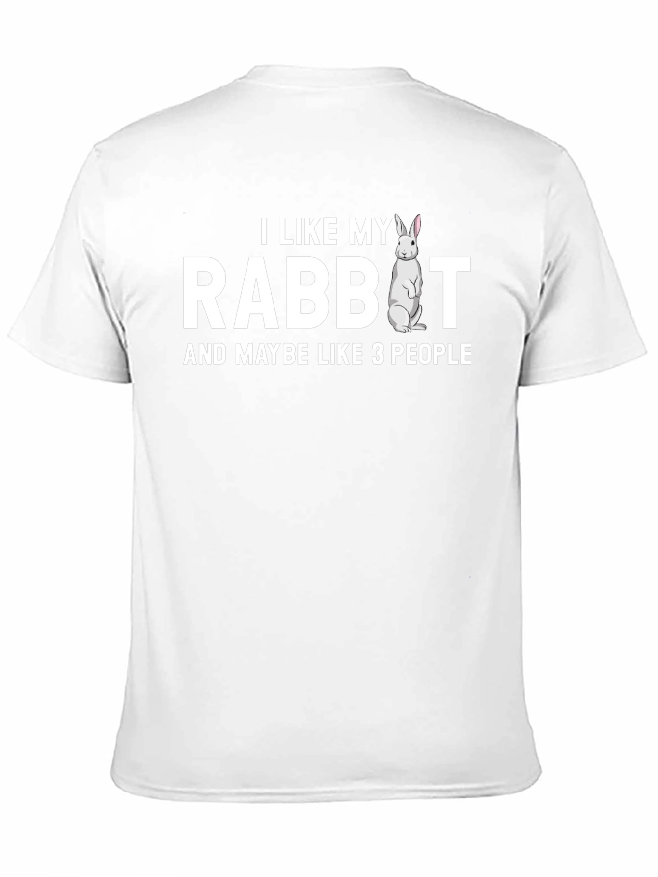 Black I Like My Rabbit T-Shirt - Funny Pet Lover Tee view 11