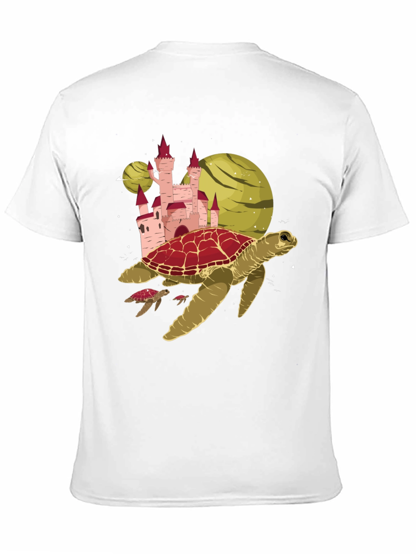 Black Turtle Planet Castle Black Tee view 11
