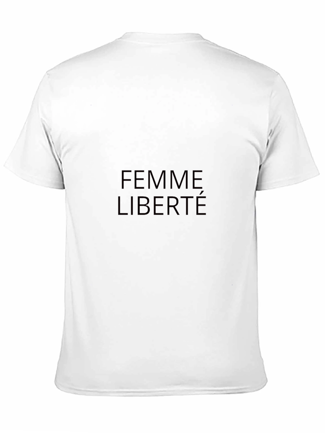 Black Femme Liberté Black Graphic Tee - Stylish Unisex T-Shirt view 11