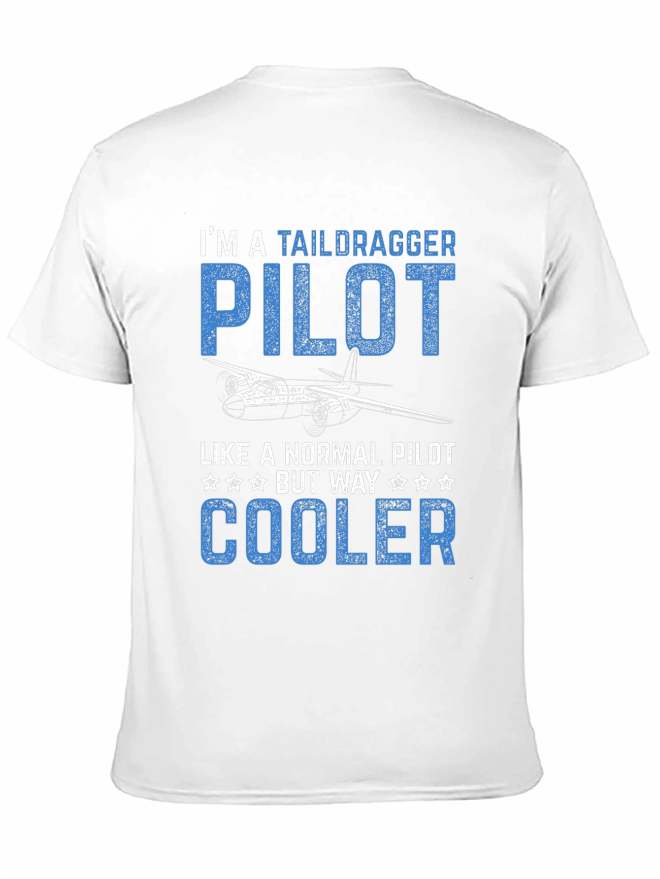 Black Taildragger Pilot T-Shirt - Cool Aviation Tee view 11