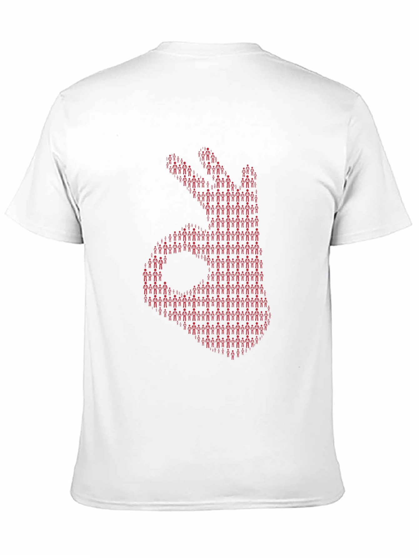 Black OK Hand Sign Graphic Tee - Unique Design view 11