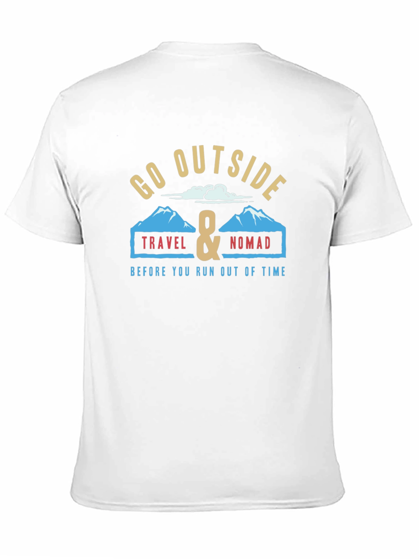 Go Outside Graphic Tee - Travel & Nomad Adventure Shirt - 11
