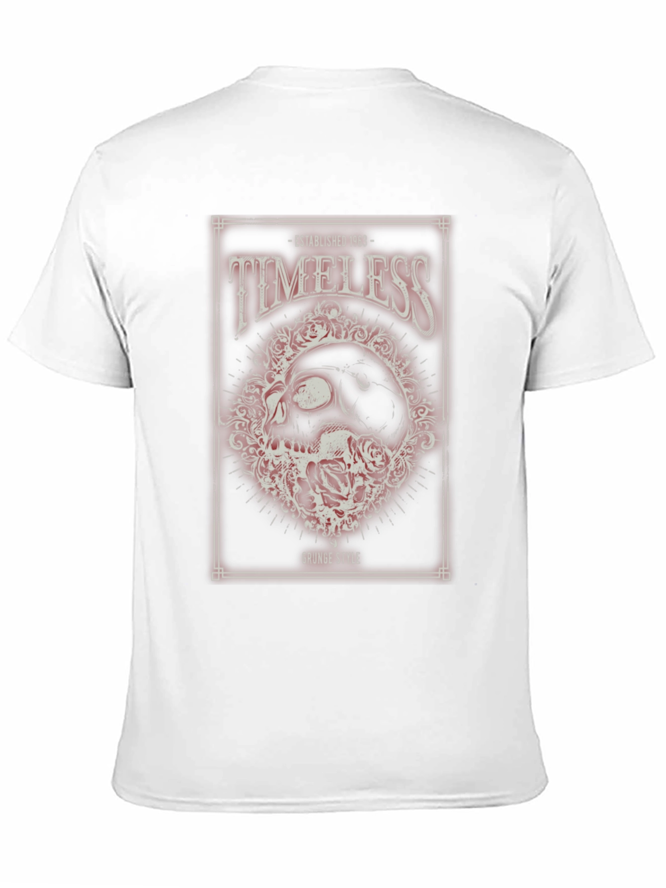 Timeless Grunge Style Skull Graphic T-Shirt - 11