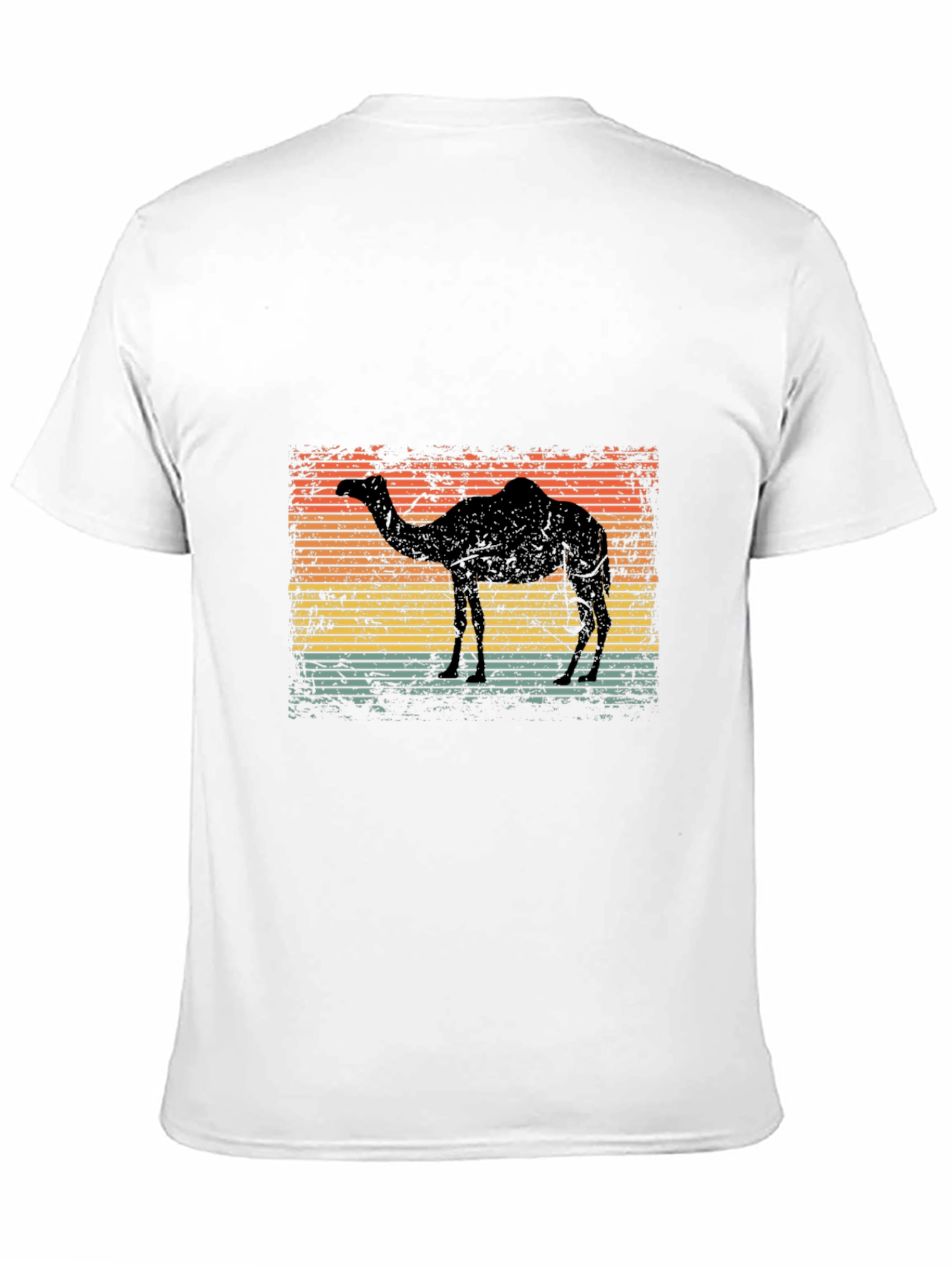 Black Retro Camel T-Shirt view 11