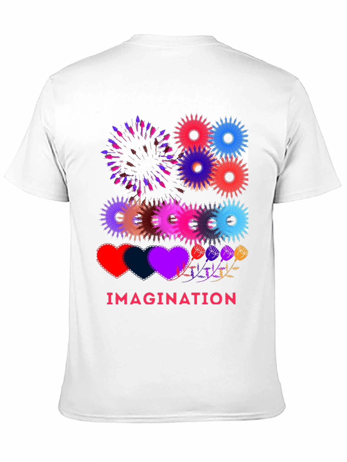Black Imagination Graphic T-Shirt view 11