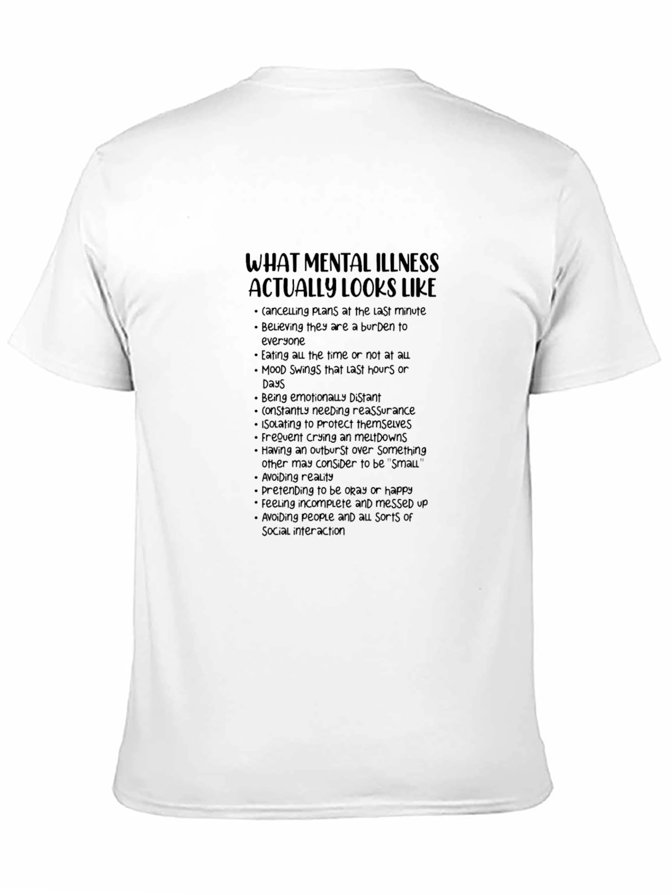 Black Mental Health Awareness Graphic Tee view 11