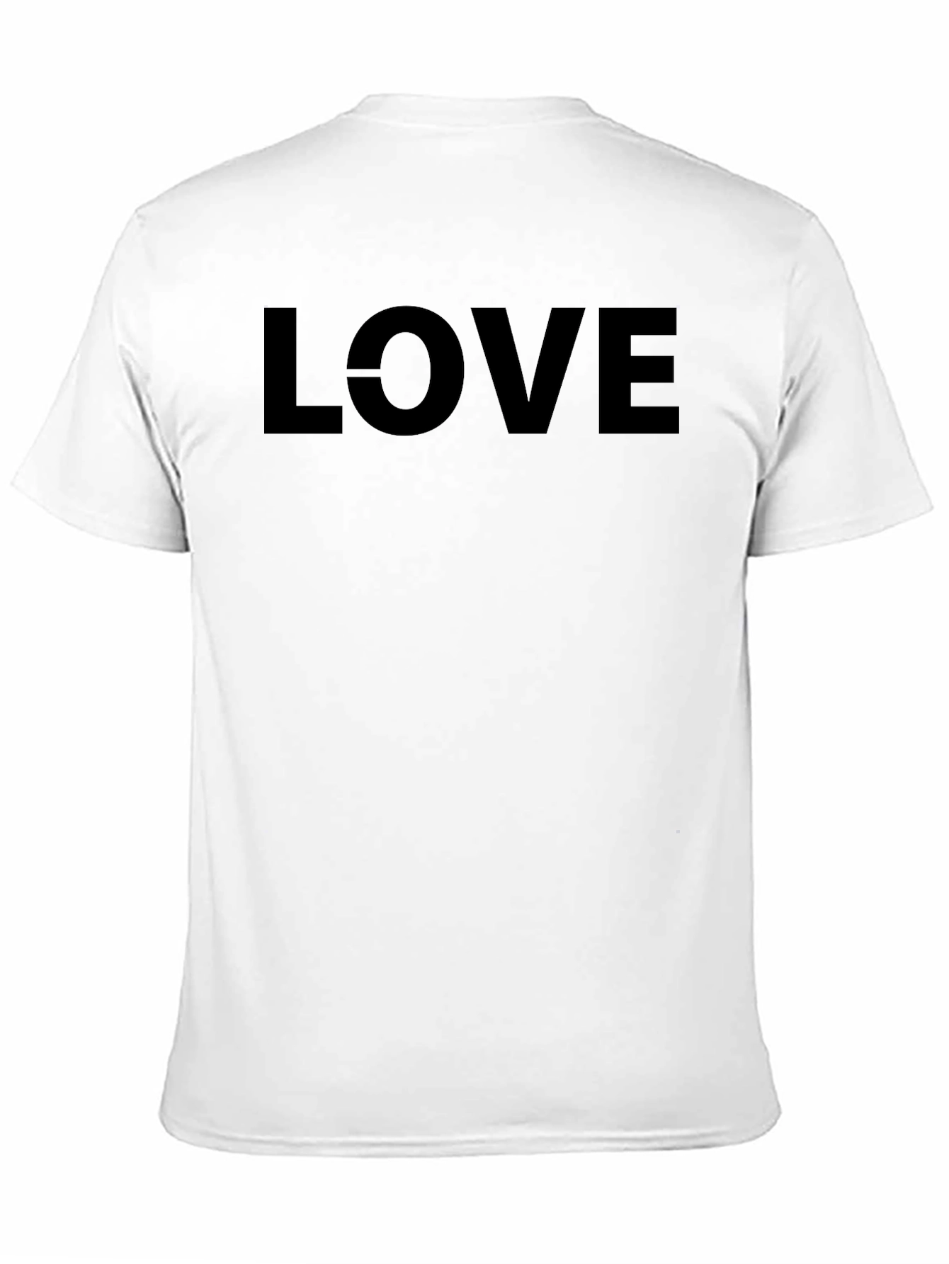 Black Love Graphic Black T-Shirt - Trendy Casual Wear view 11