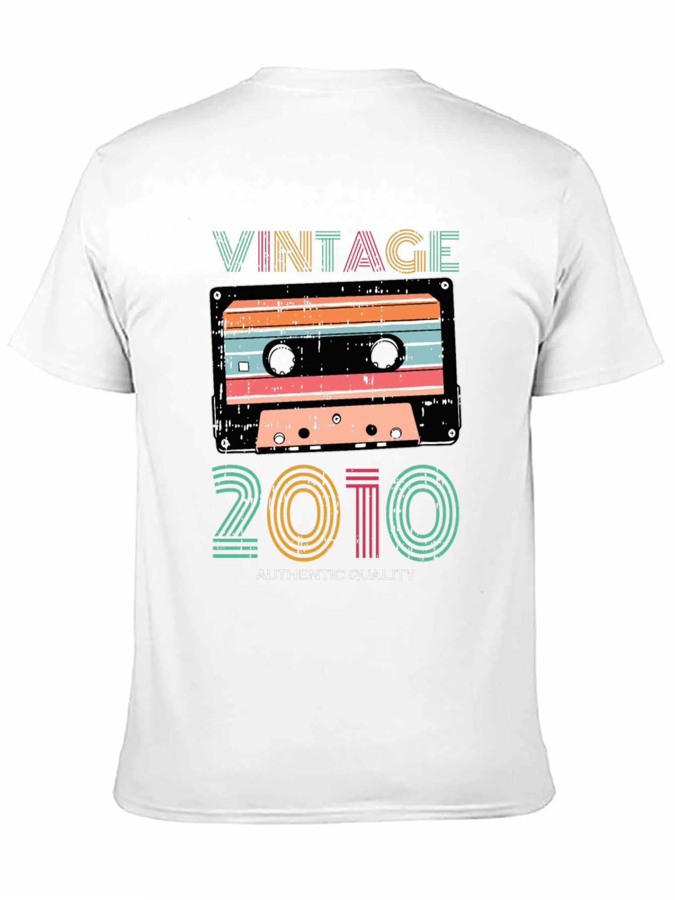 Black Vintage 2010 Cassette Tape Graphic T-Shirt view 11