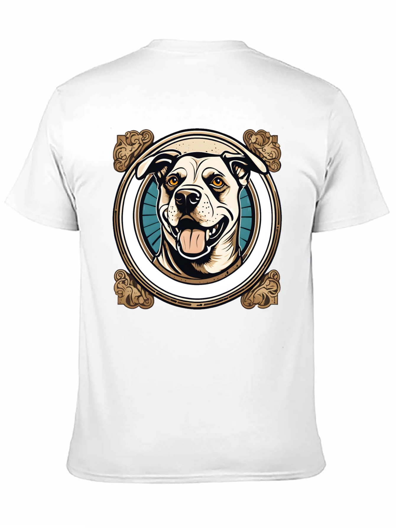 Black Dog Graphic T-Shirt -  Unisex Crew Neck view 11