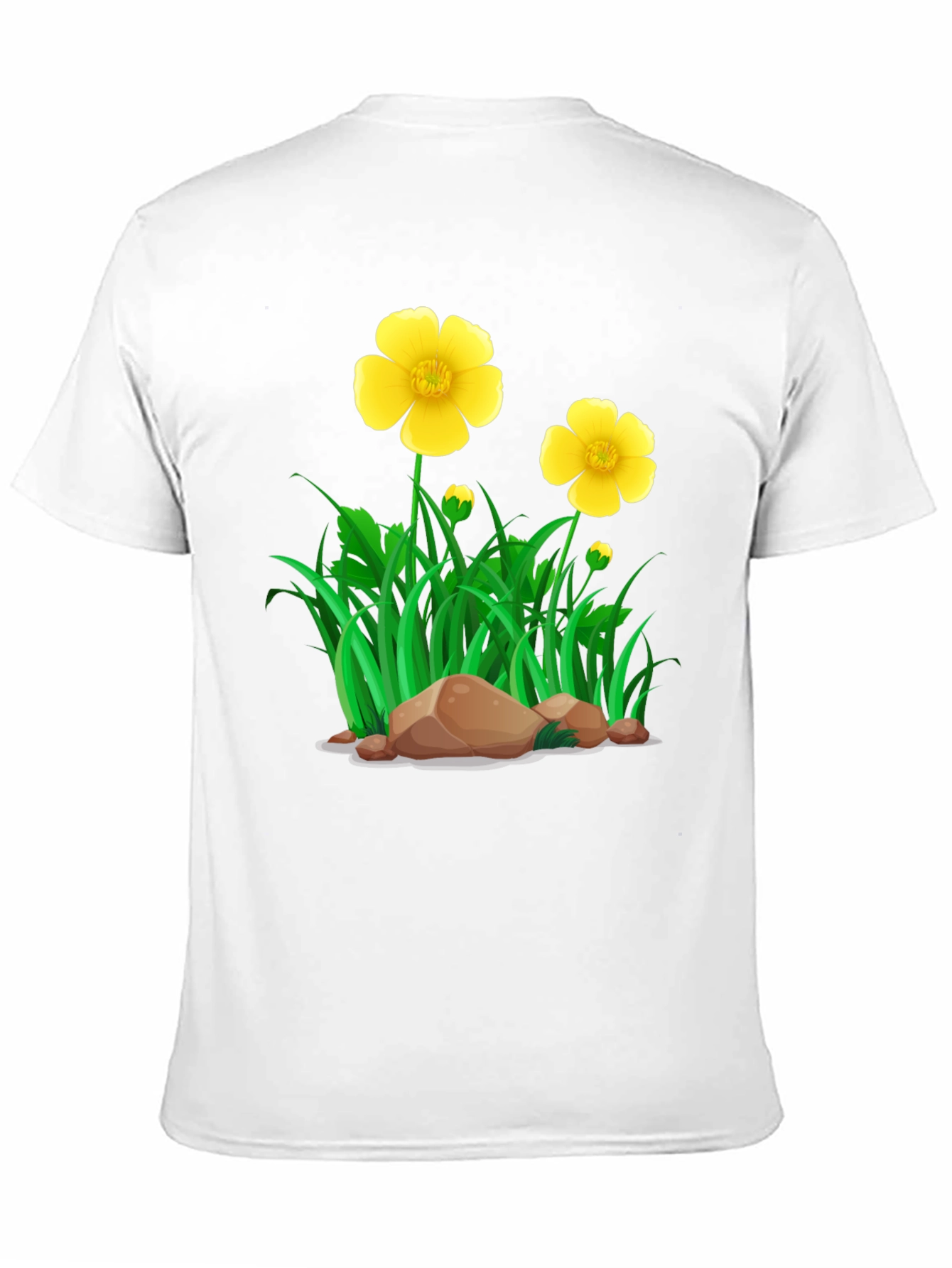 Black Floral Meadow Graphic Tee - Casual Style view 11