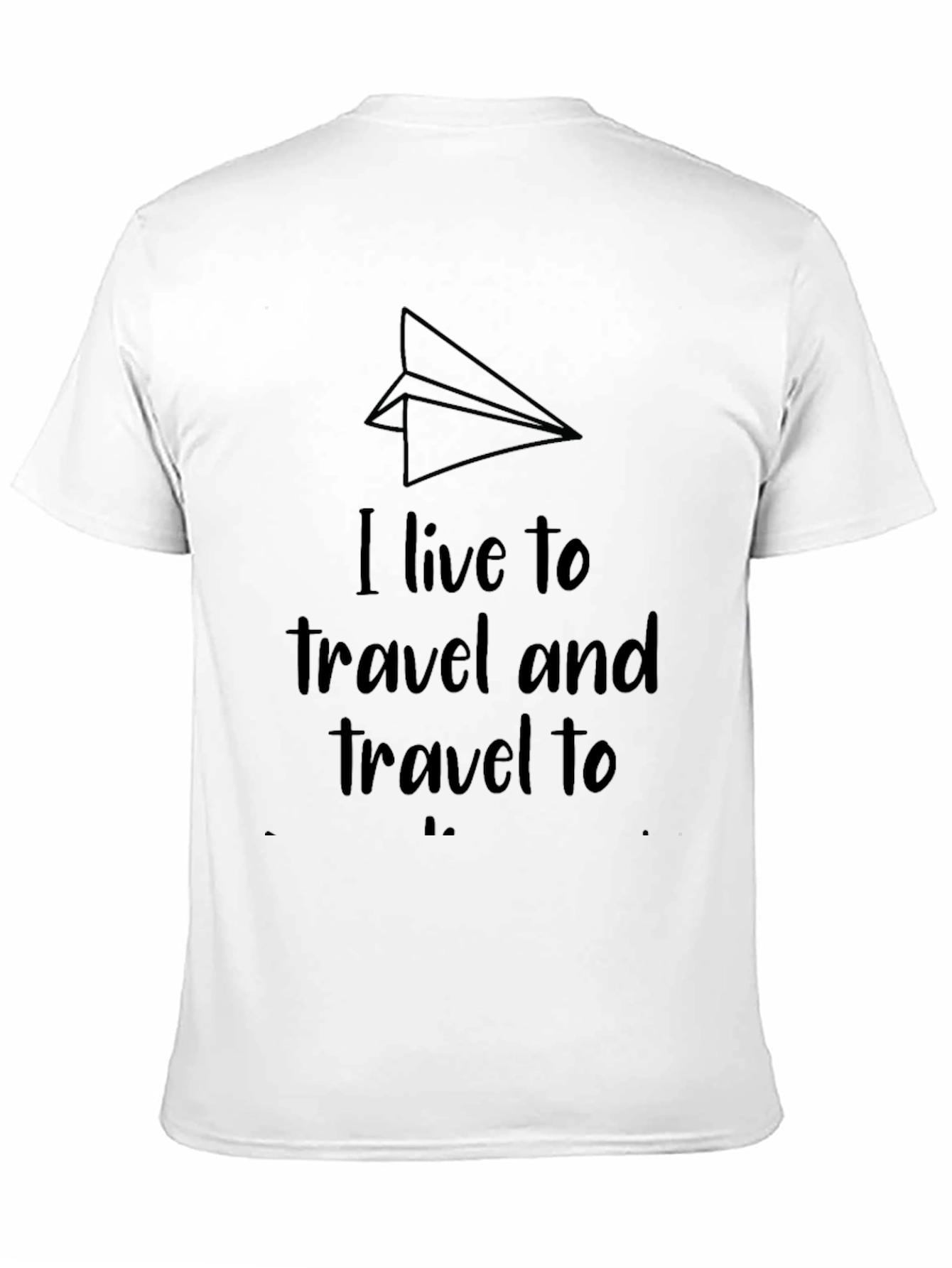 Black Travel Inspiration Black Tee view 11