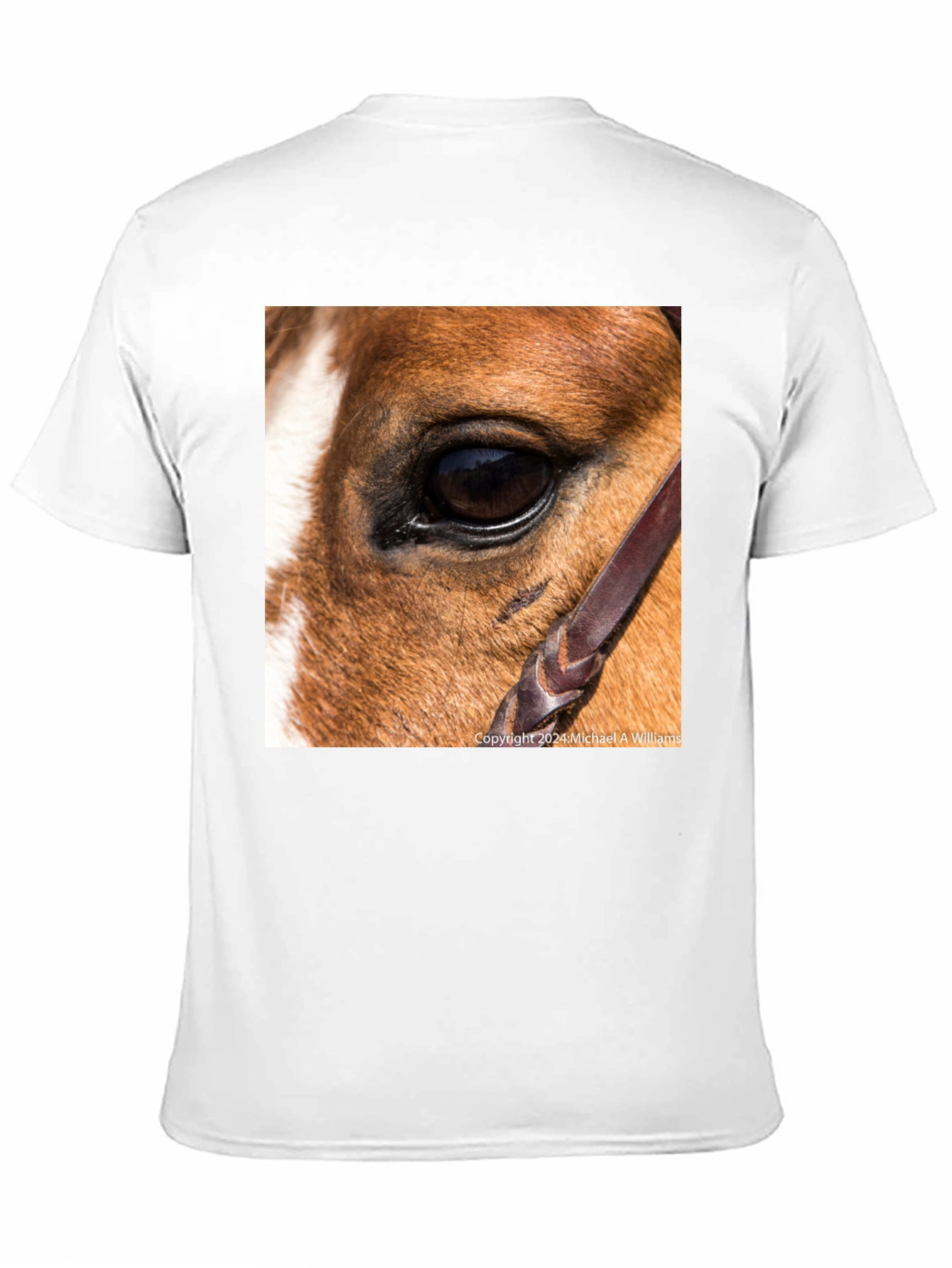 Black Horse Eye Graphic Tee - Unique Animal Lover's Shirt view 11
