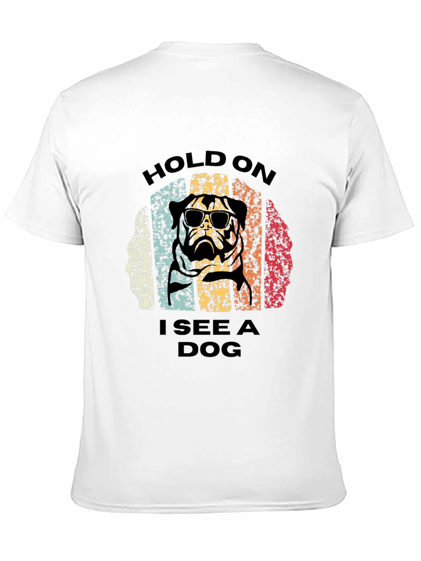 Black Retro Dog Graphic T-Shirt view 11