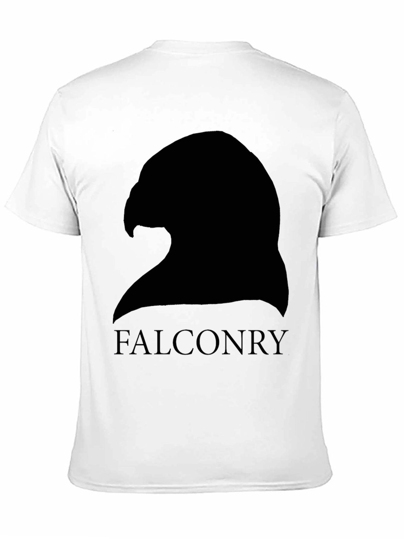 Black Falconry Silhouette Graphic Tee - Black view 11