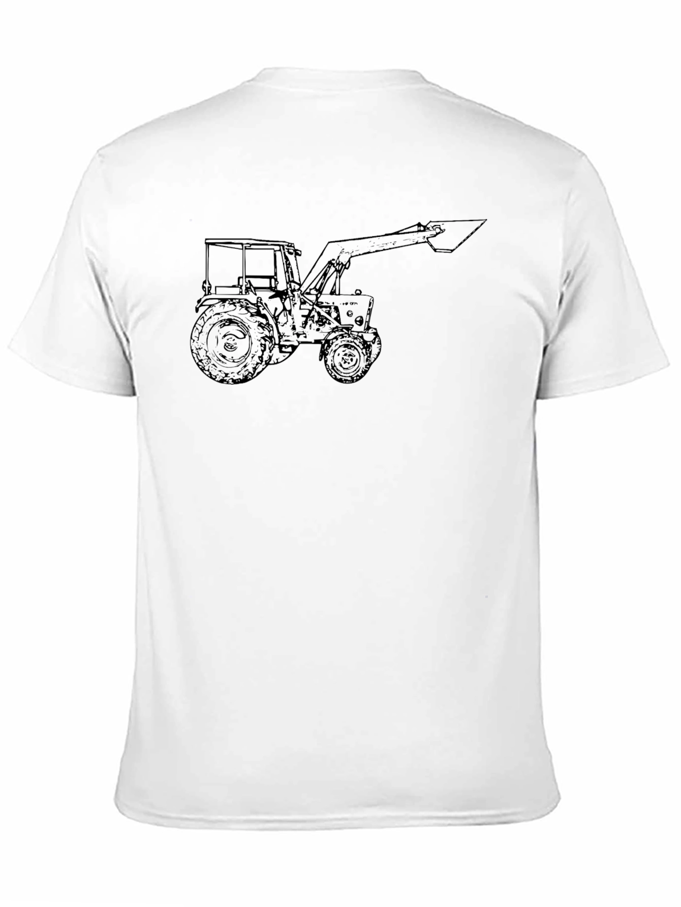 Black Tractor Graphic Tee - Black Cotton view 11