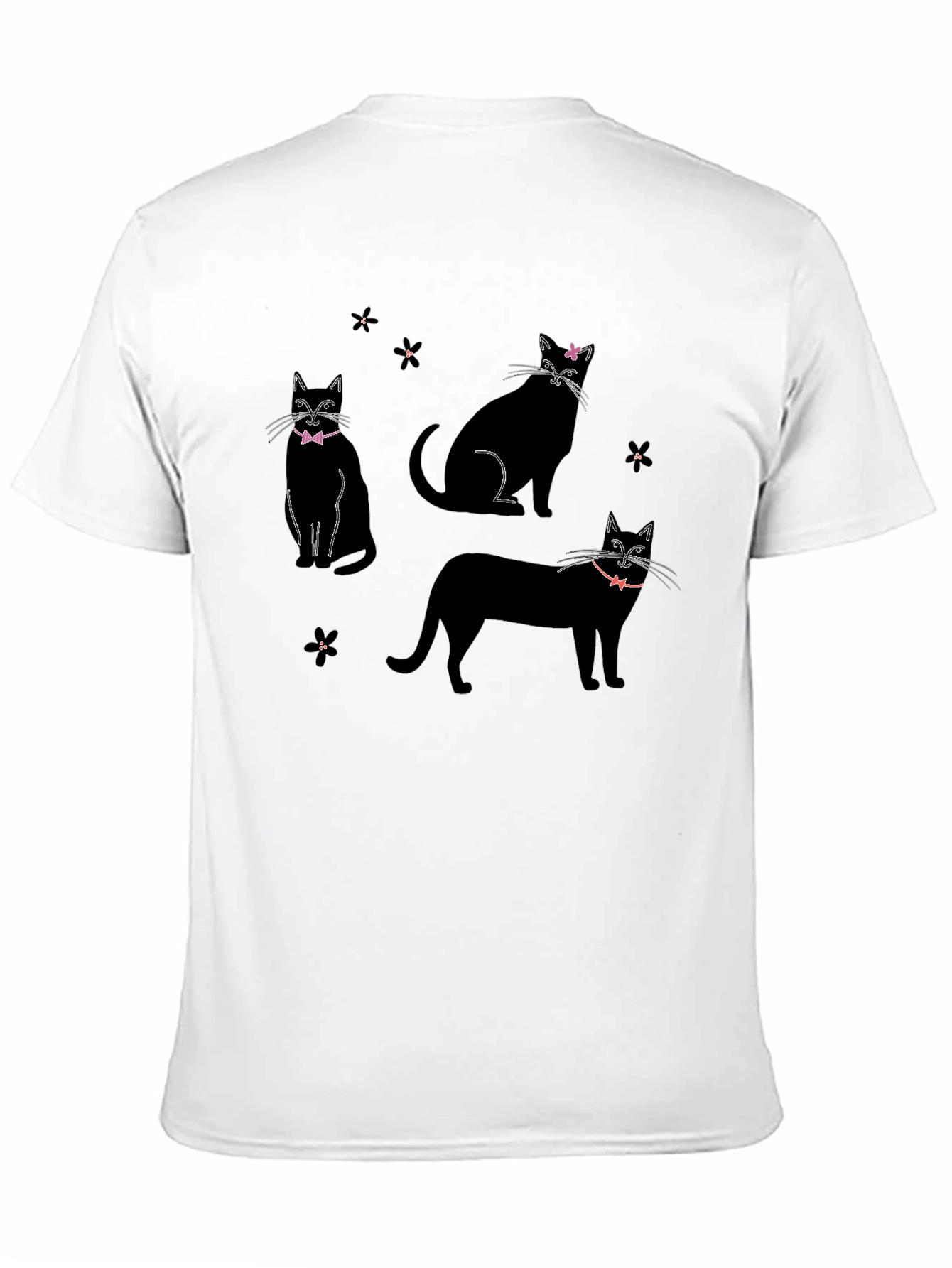Black Black Cat T-Shirt with Bows view 11