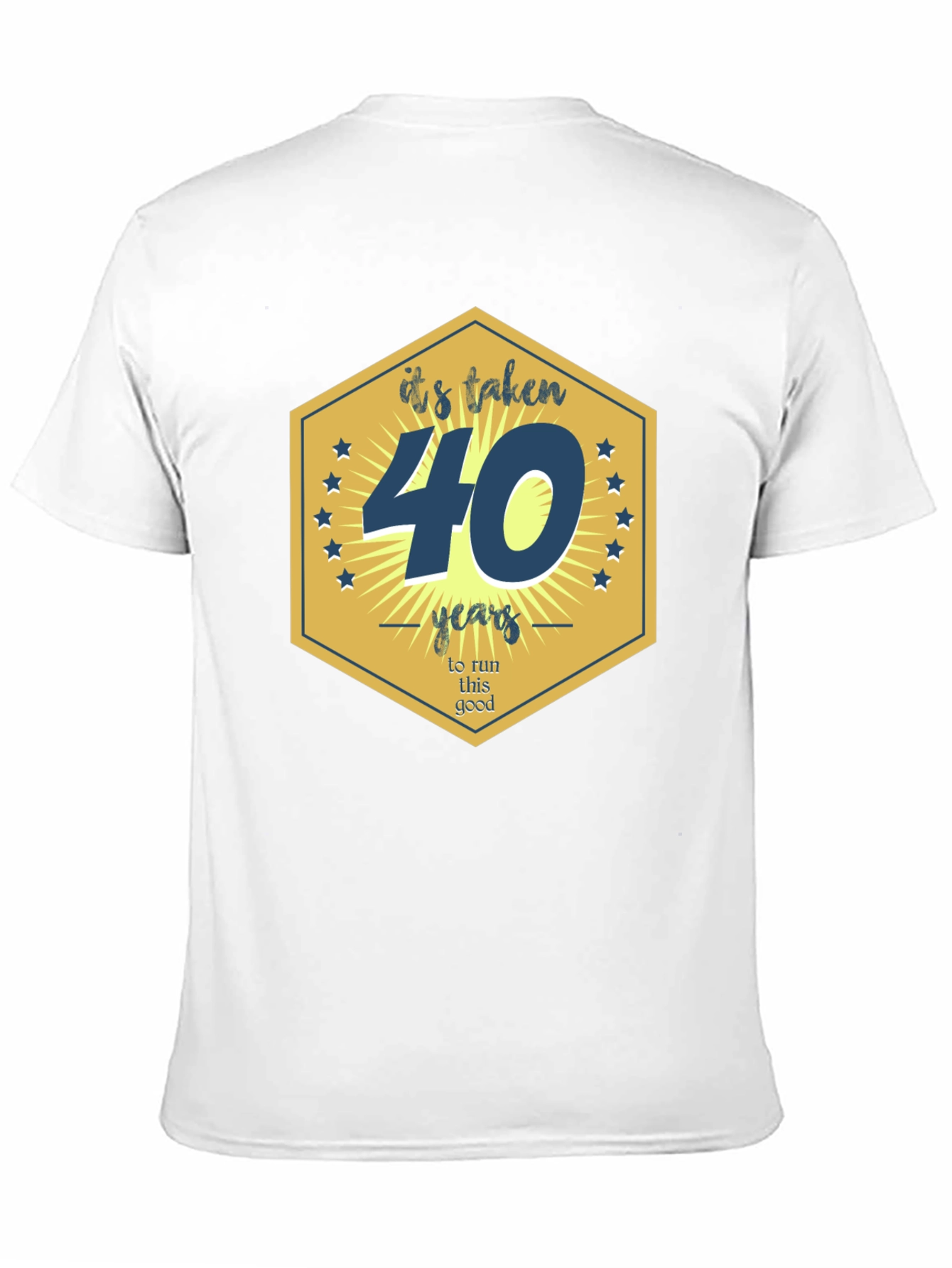 Black 40th Birthday Celebration T-Shirt view 11