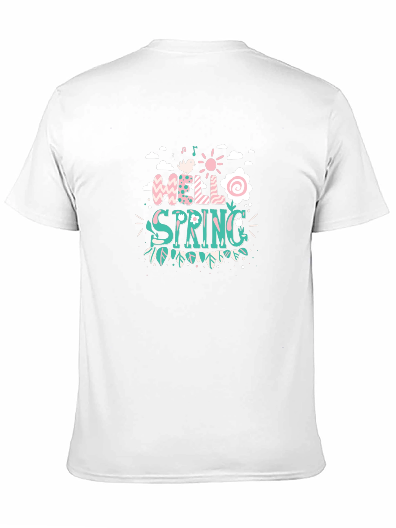 Black Hello Spring Graphic Tee view 11