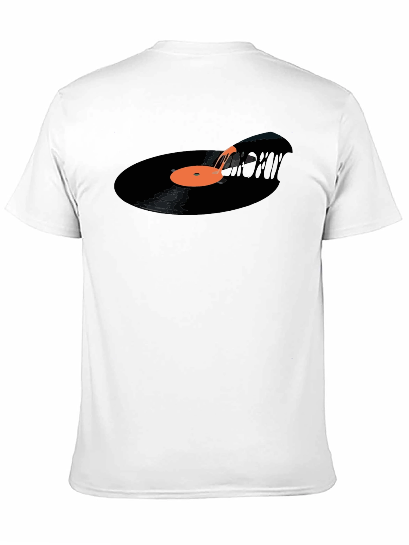 Melting Vinyl Record Graphic Tee - Cool Music Lover T-Shirt - 11