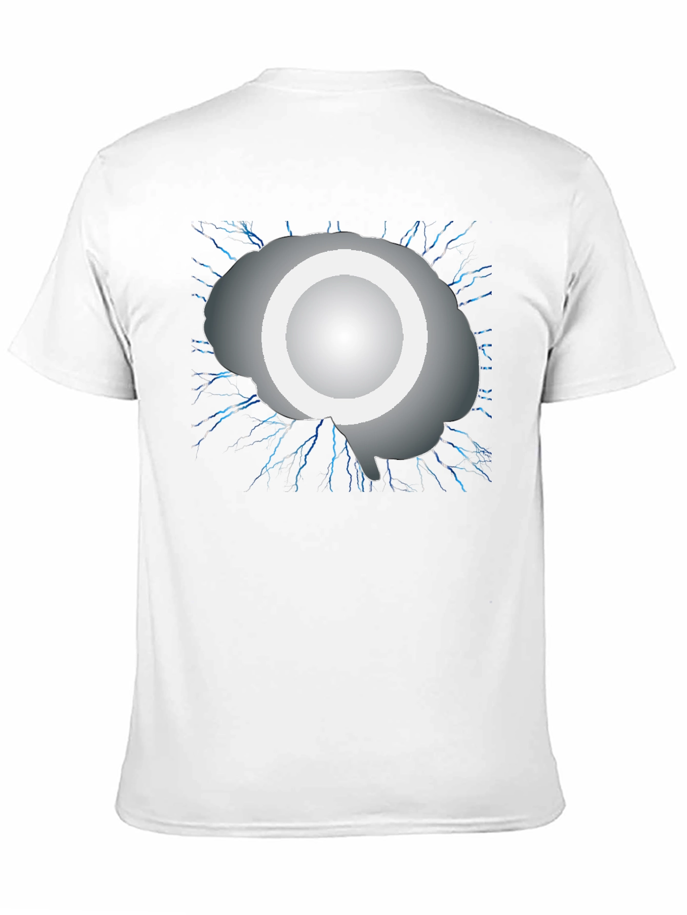 Black Brainstorm Tee - Light Up Your Intellect! view 11