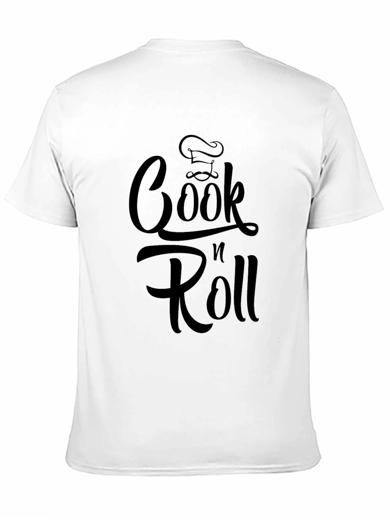 Black Cook 'n' Roll Graphic T-Shirt - Chef Inspired Tee view 11