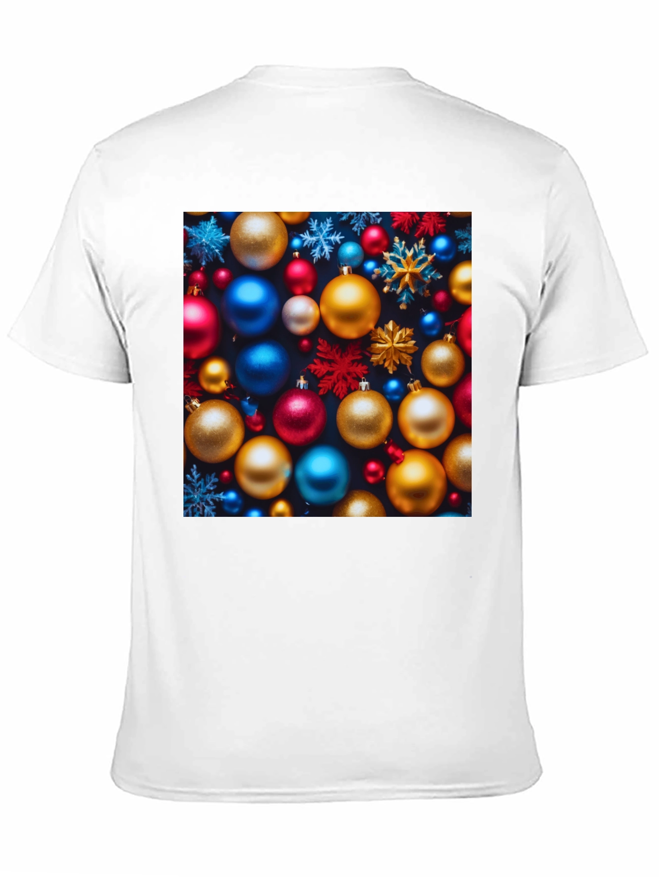 Black Festive Christmas Ornament T-Shirt - Holiday Cheer view 11