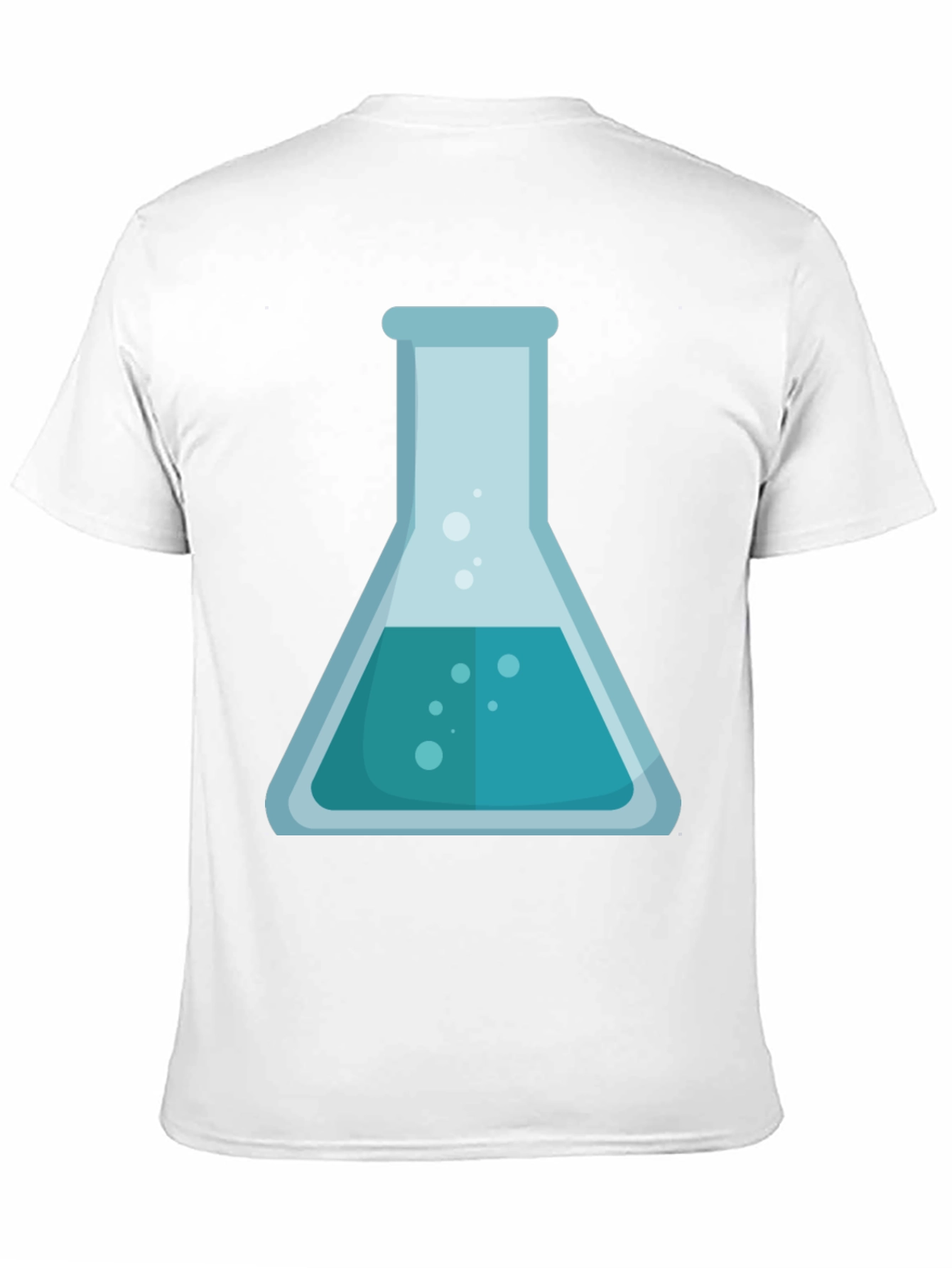 Black Science Beaker Graphic T-Shirt - Chemistry Lab Style Tee view 11