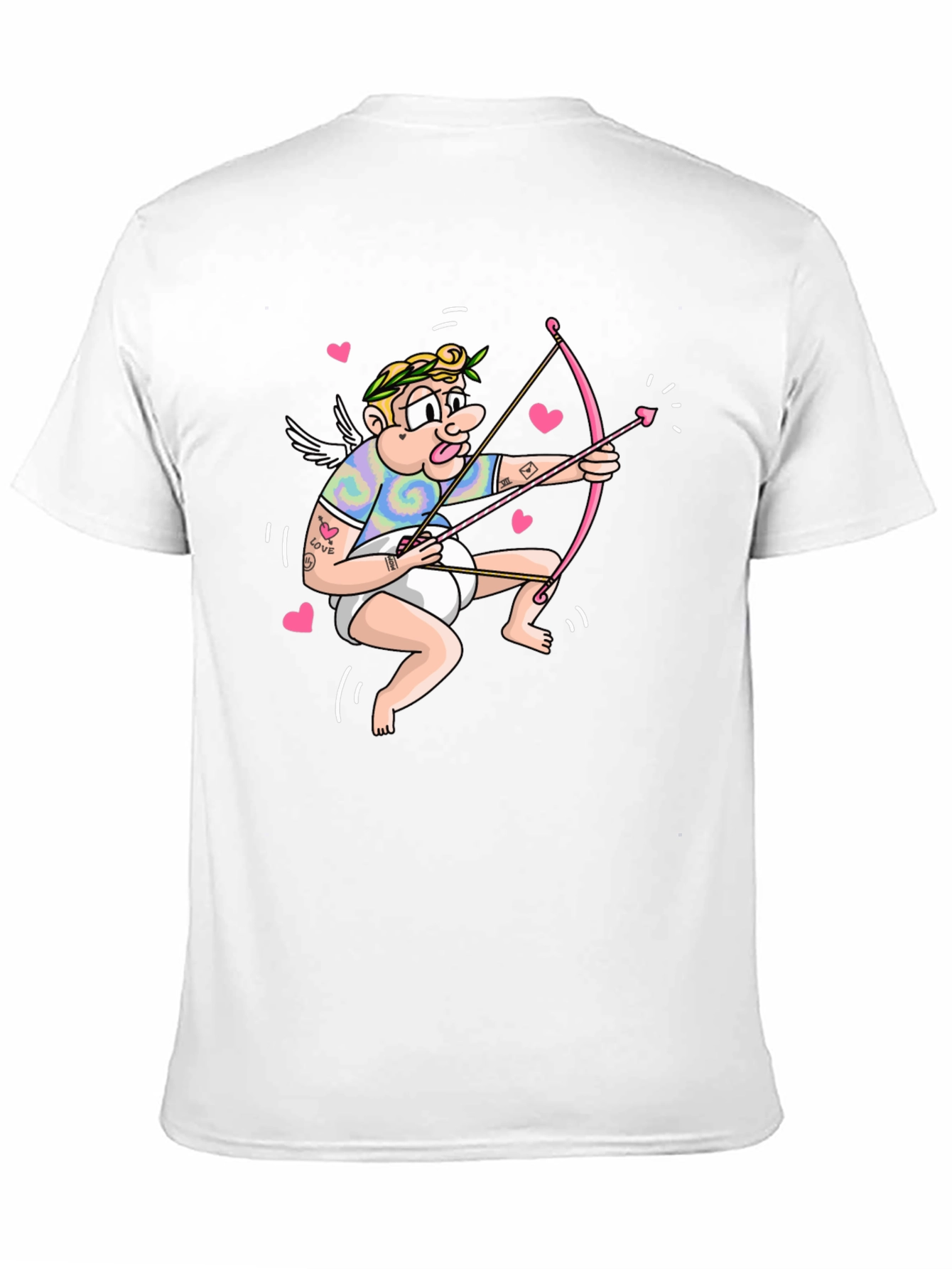 Black Cupid Arrow T-Shirt view 11