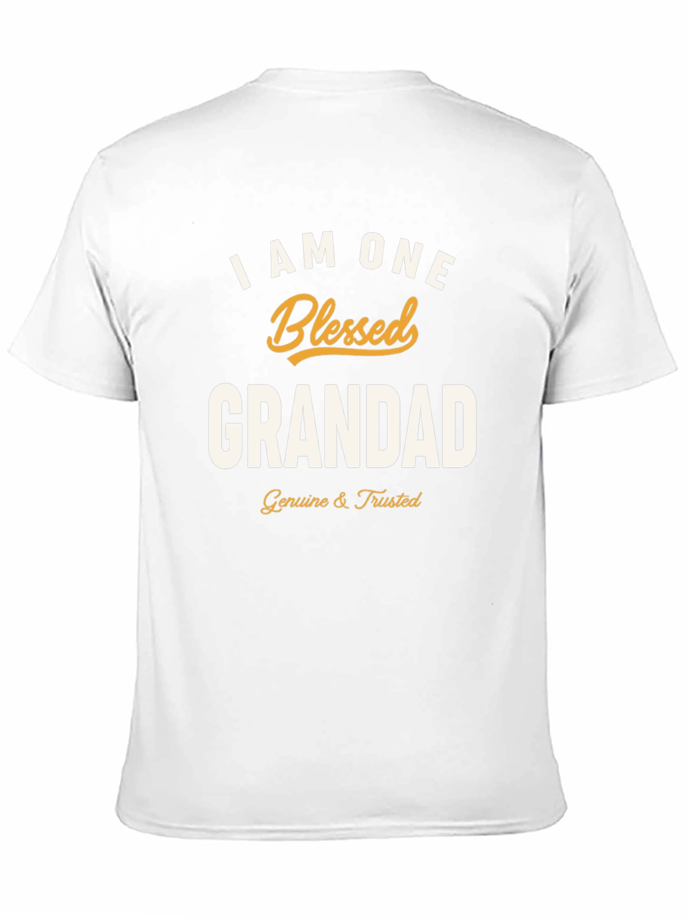 Black Blessed Grandad T-Shirt - Black Graphic Tee view 11