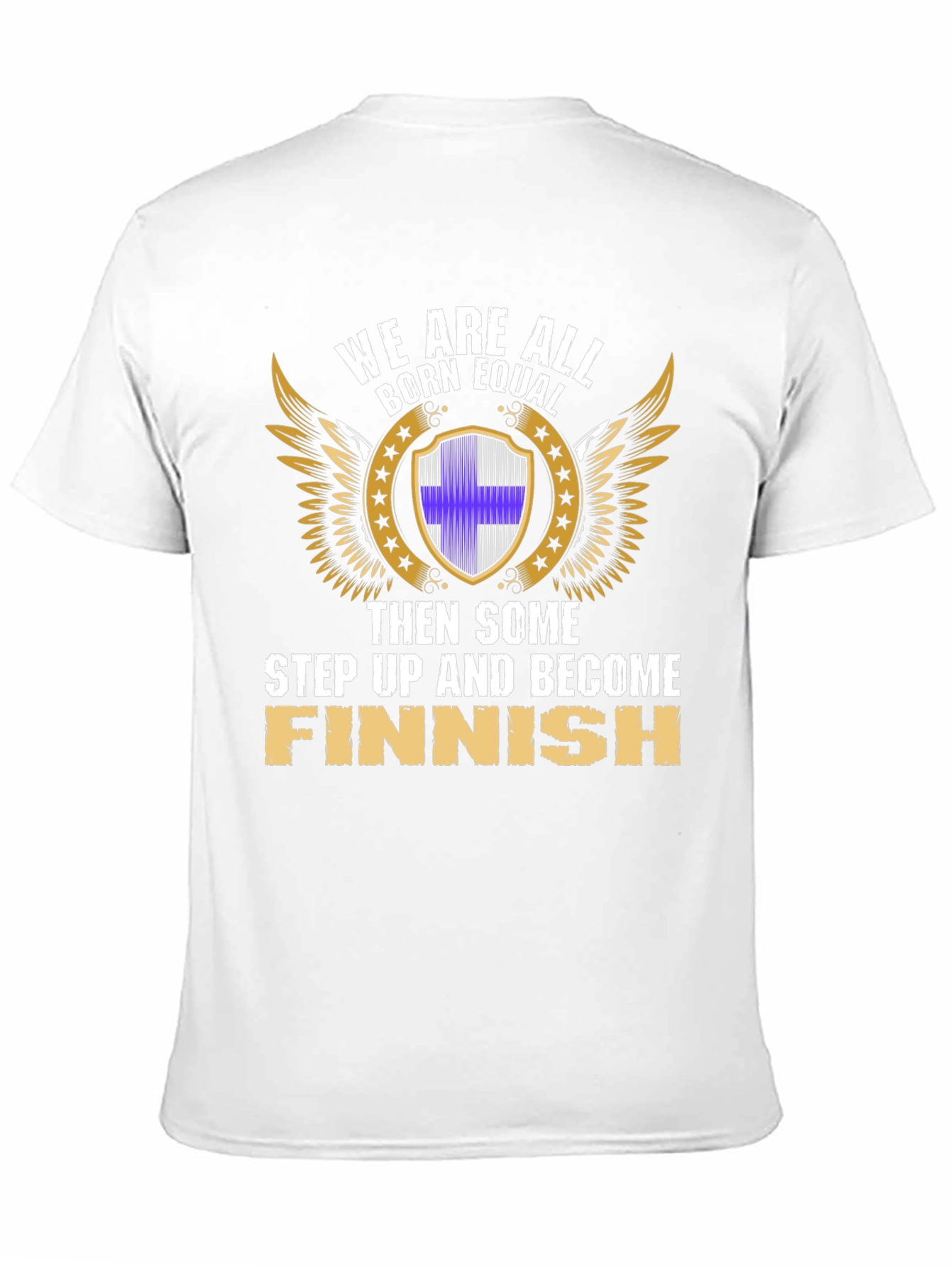 Finnish Pride T-Shirt - Born Equal Design - 11
