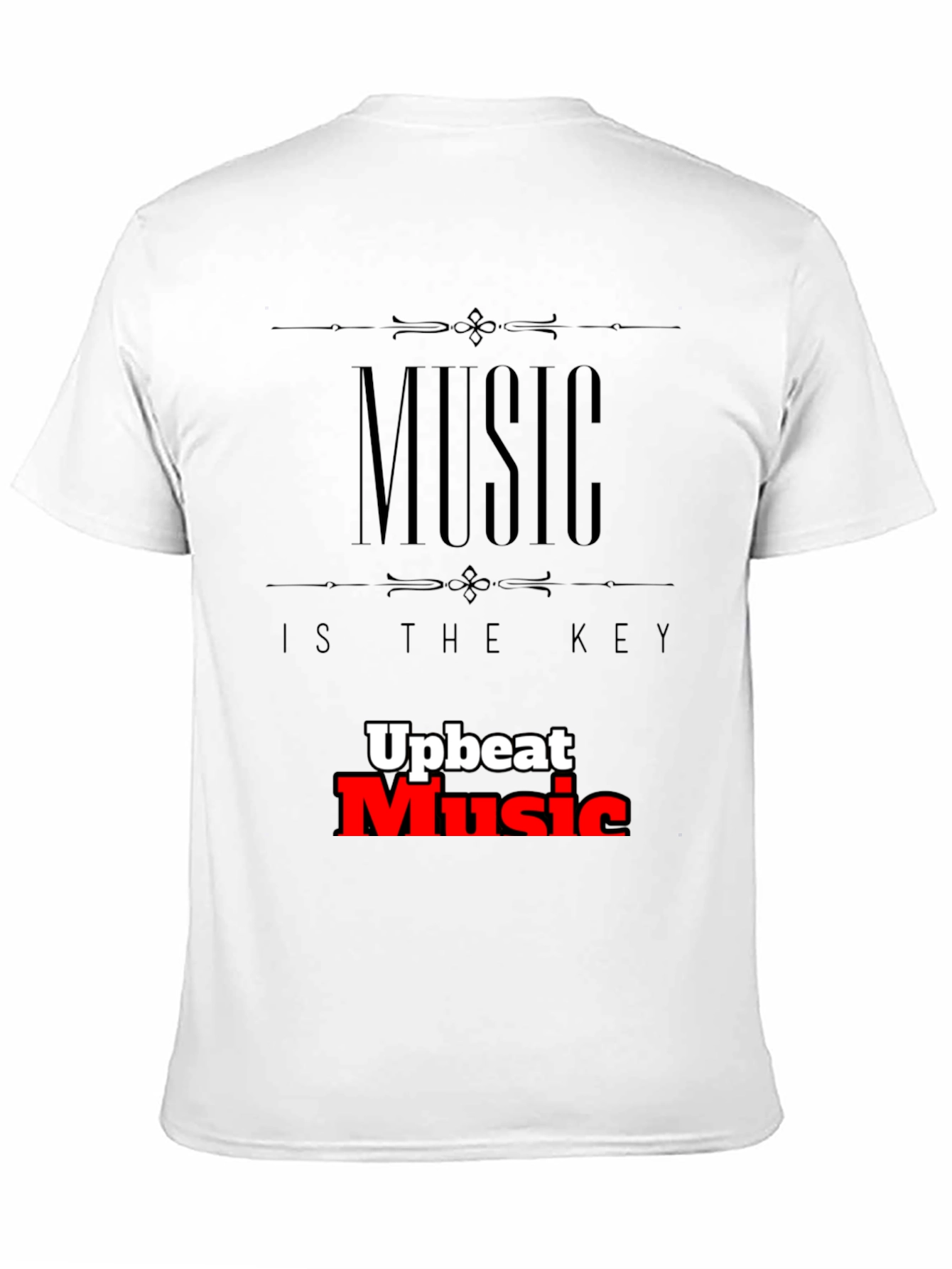 Black Music is the Key Graphic T-Shirt view 11