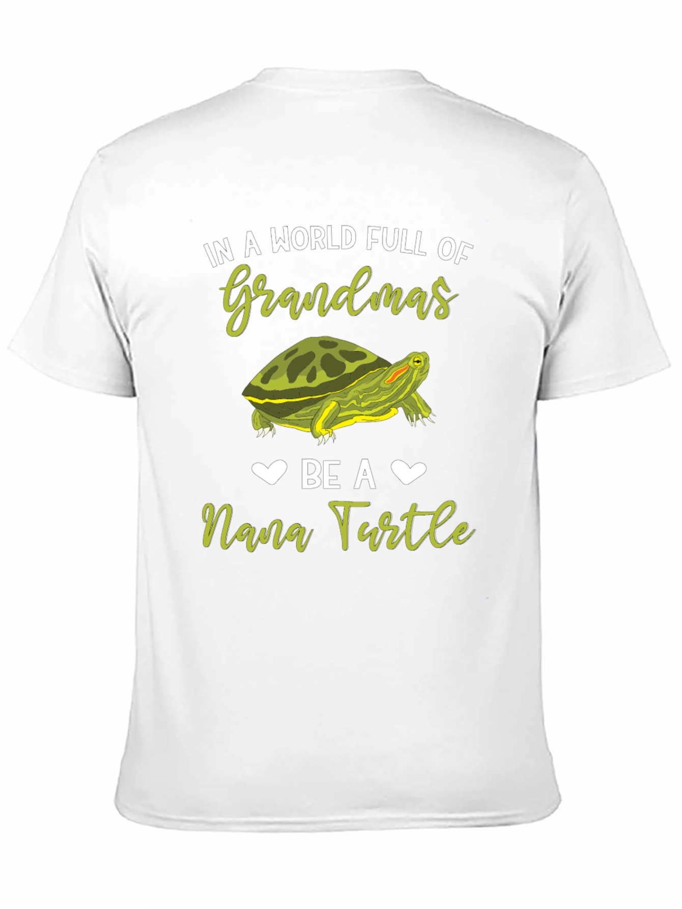 Black Nana Turtle T-Shirt - Grandmas World Gift Tee view 11