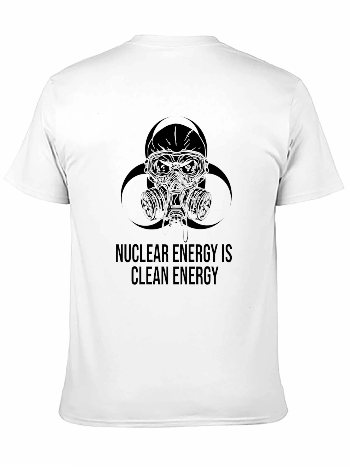 Black Nuclear Energy Clean Energy Graphic T-Shirt view 11