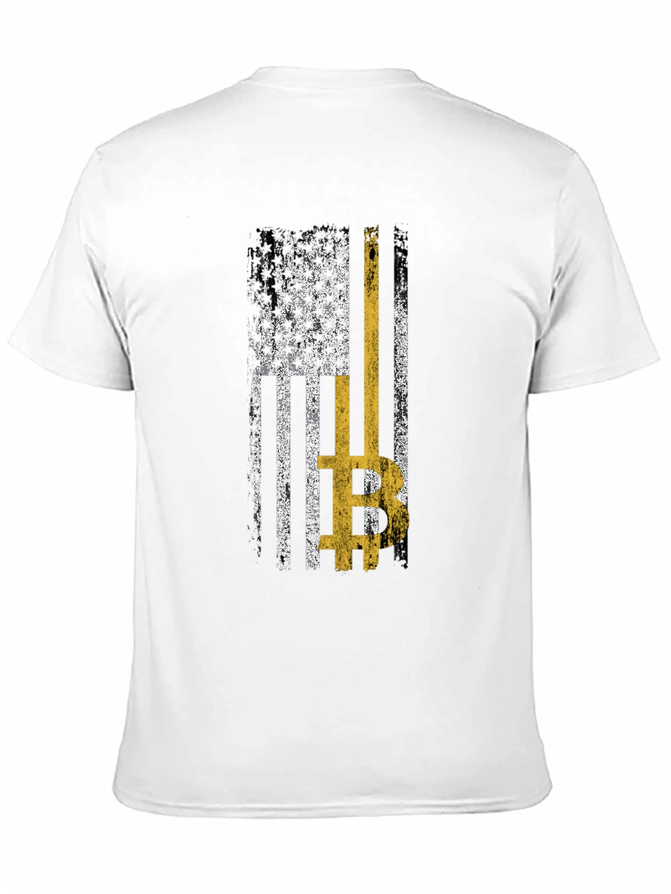 Bitcoin USA Flag Graphic Tee - Crypto T-Shirt - 11