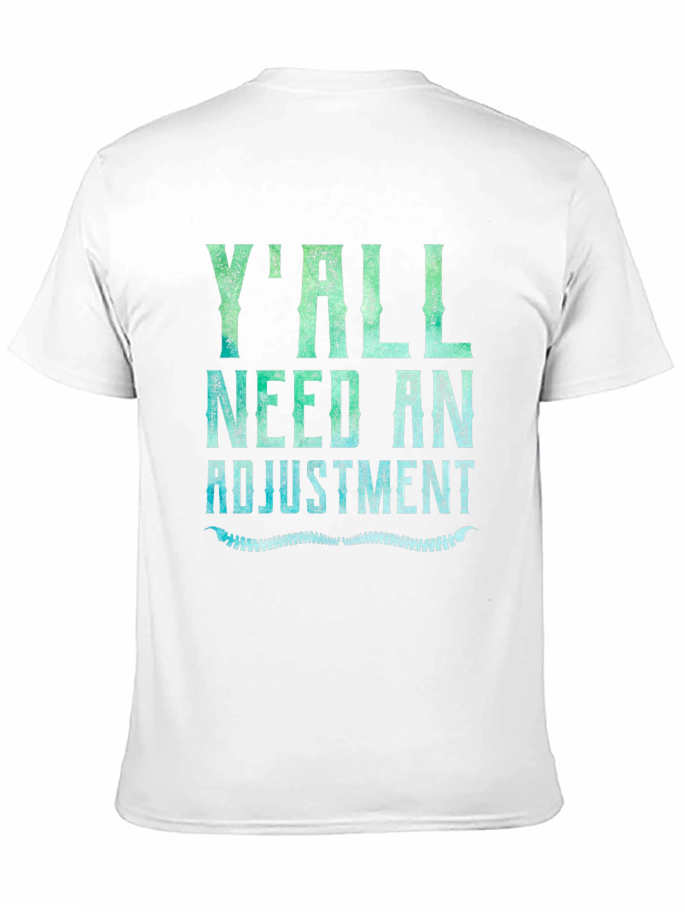 Black Y'all Need An Adjustment Black Graphic Tee view 11