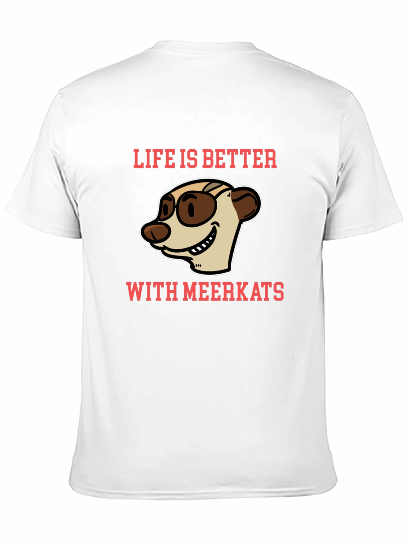 Black Life is Better with Meerkats Graphic T-Shirt view 11