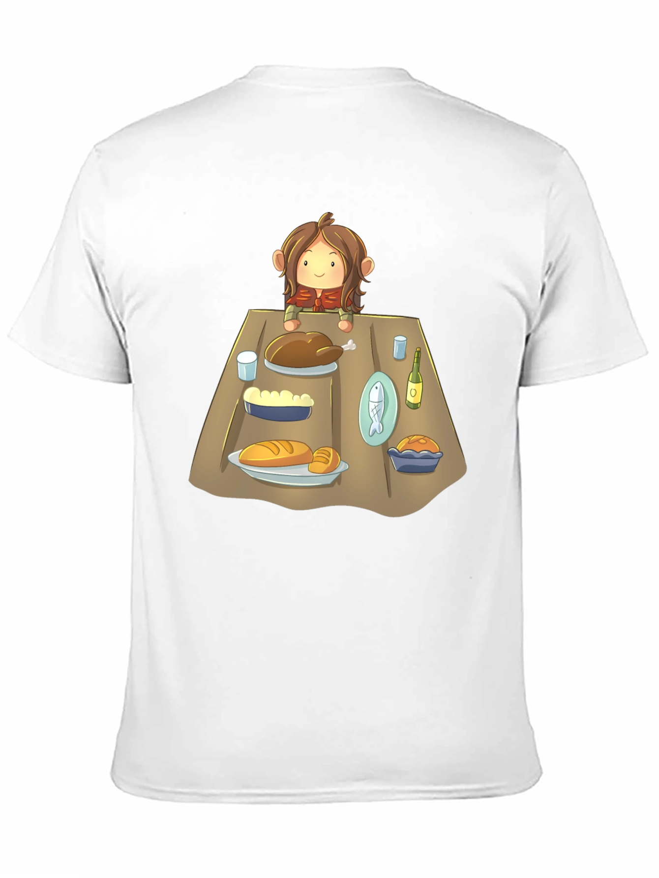 Black Hobbit Feast T-Shirt - Whimsical Lord of the Rings Apparel view 11