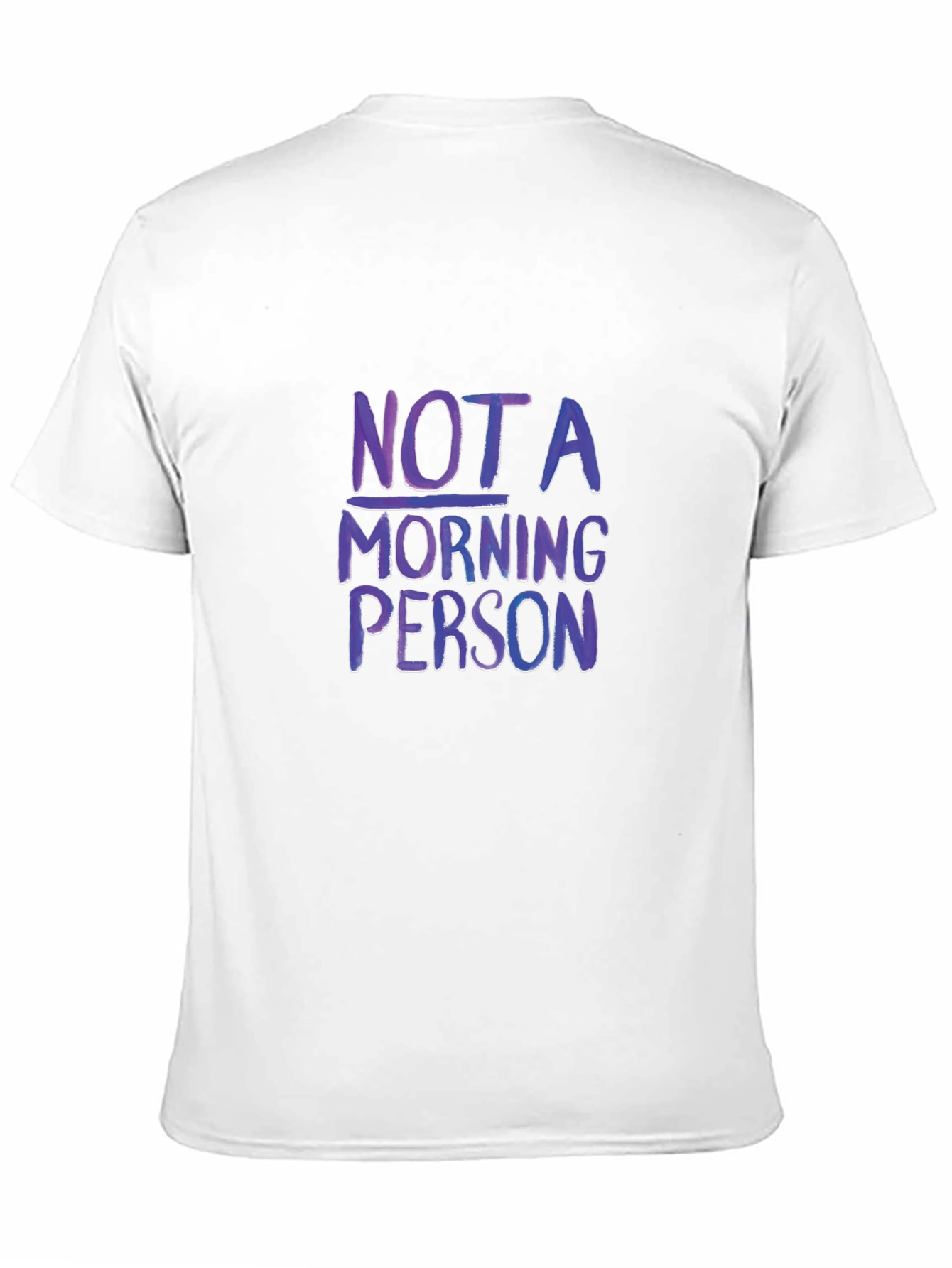 Black Not a Morning Person T-Shirt, Funny Slogan Tee view 11