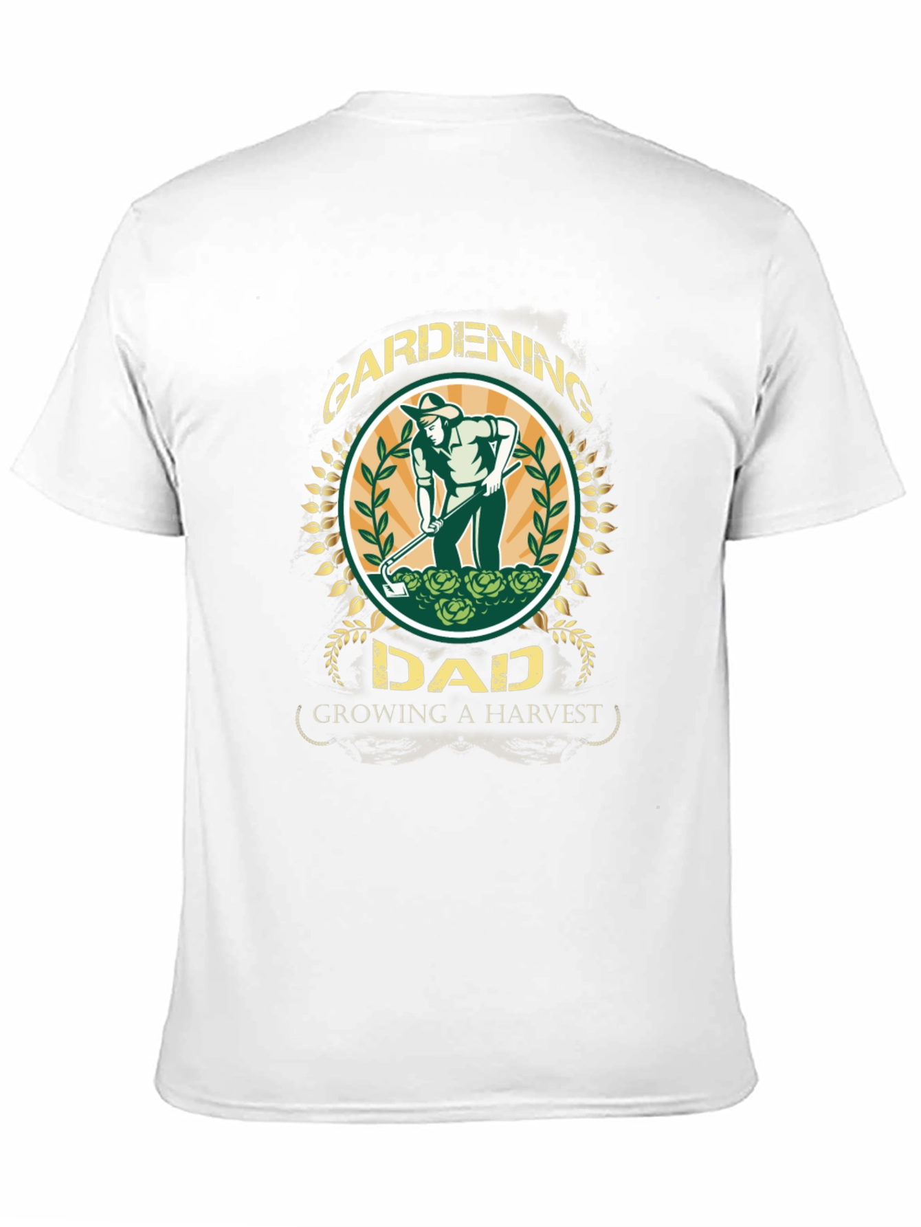 Black Gardening Dad T-Shirt - Growing A Harvest view 11