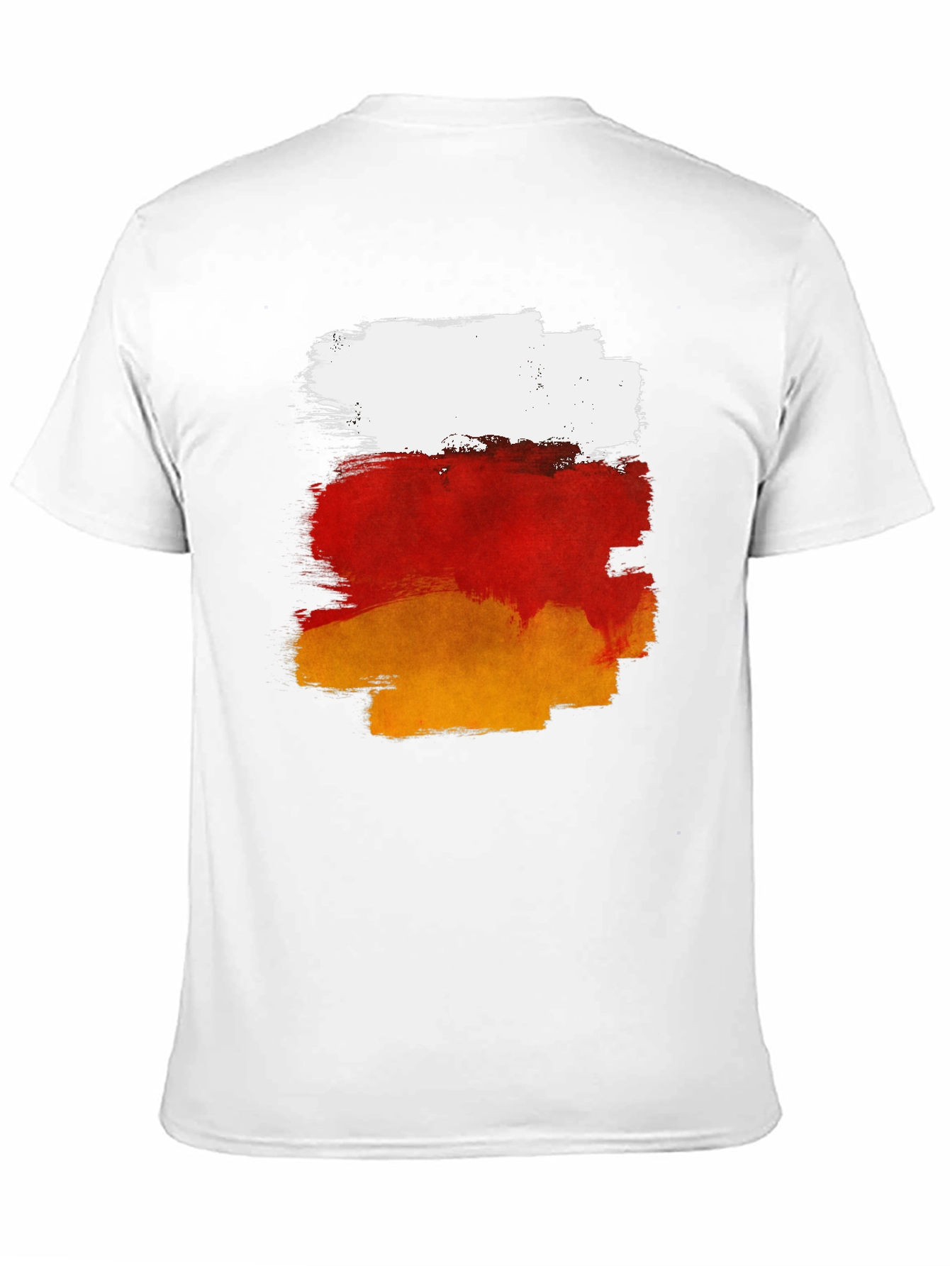 Abstract Brush Stroke Graphic T-Shirt - 11