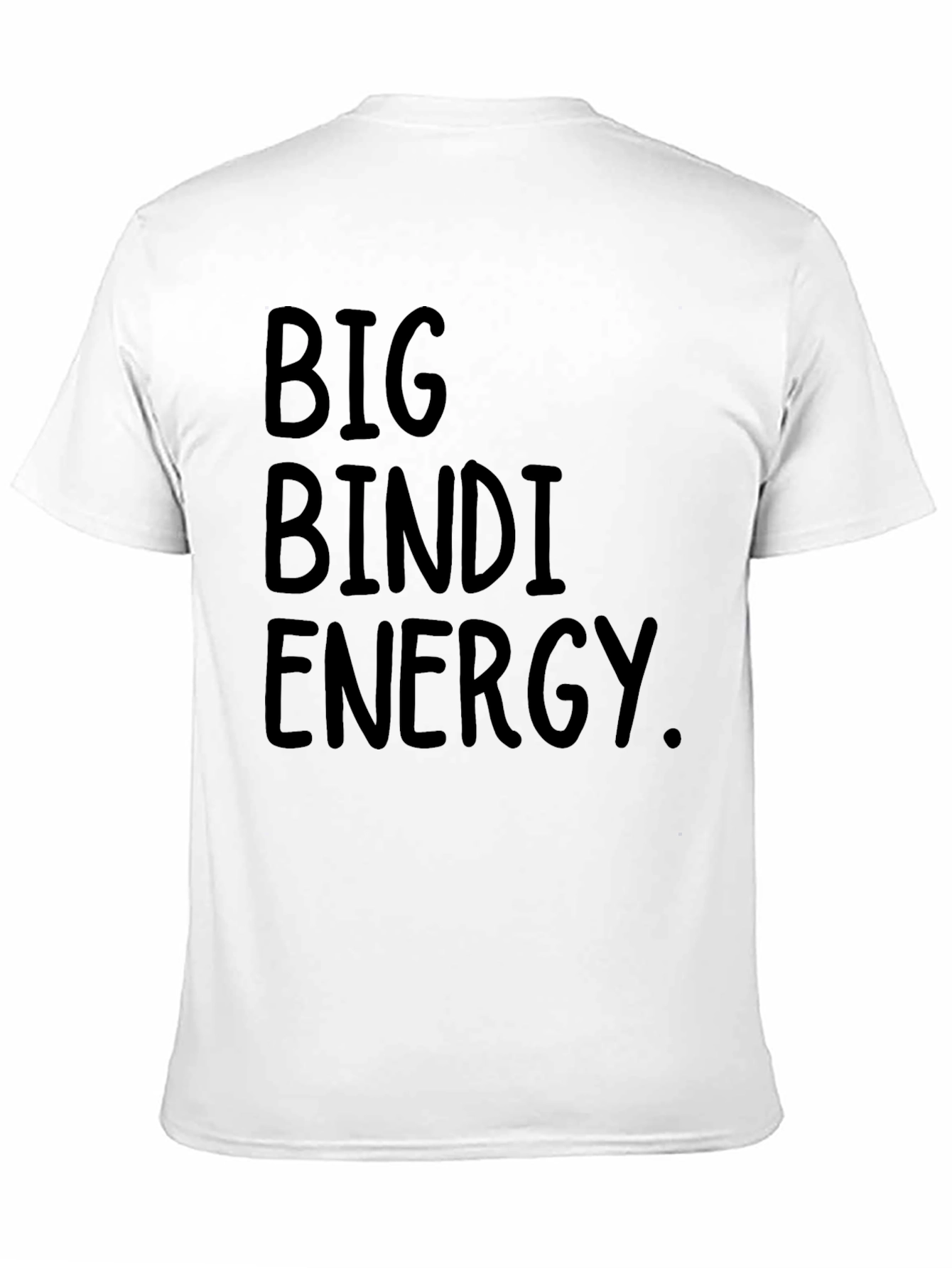 Black Big Bindi Energy T-Shirt - Black Crew Neck Tee view 11