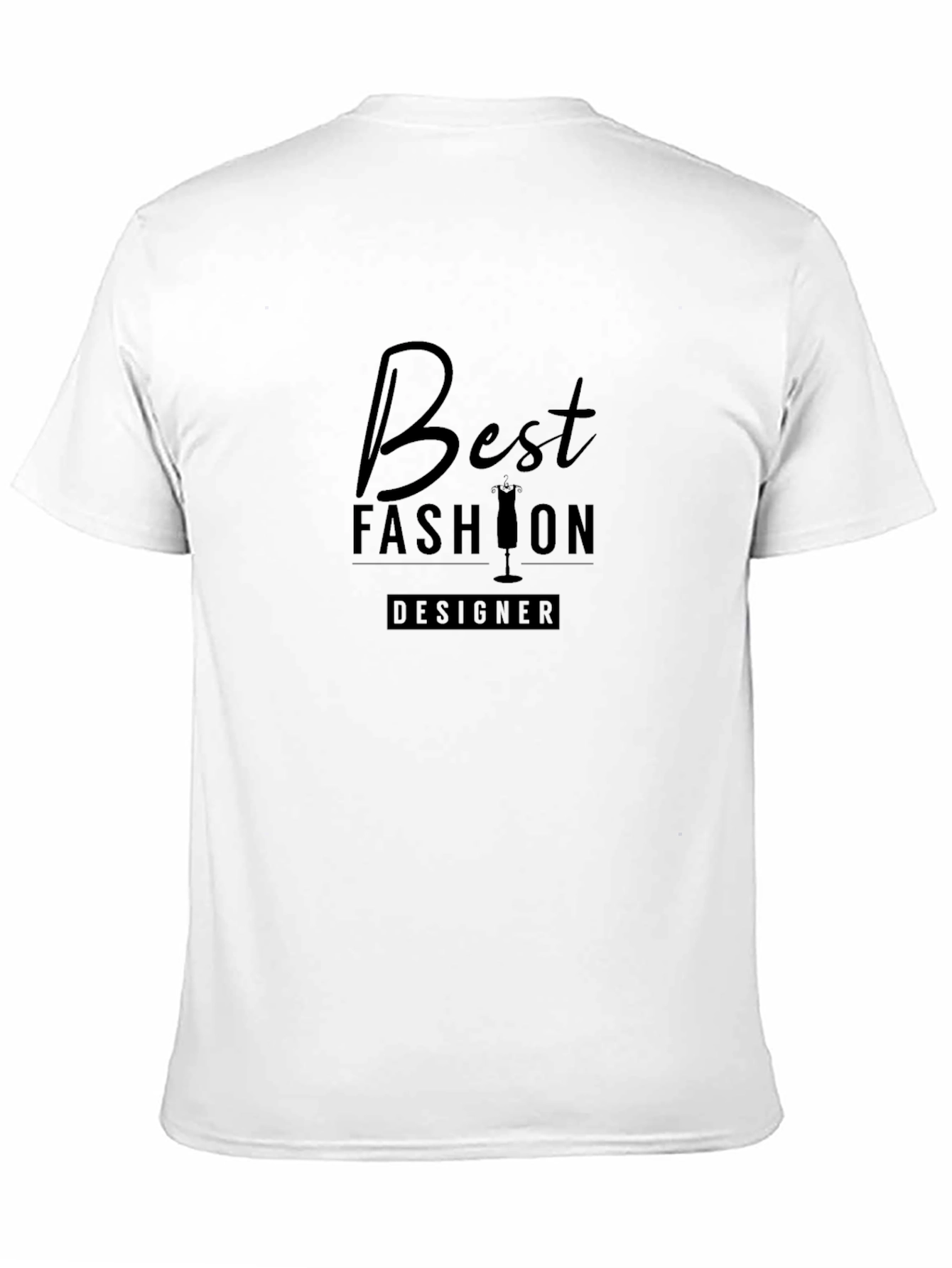 Black Best Fashion Designer Black T-Shirt view 11