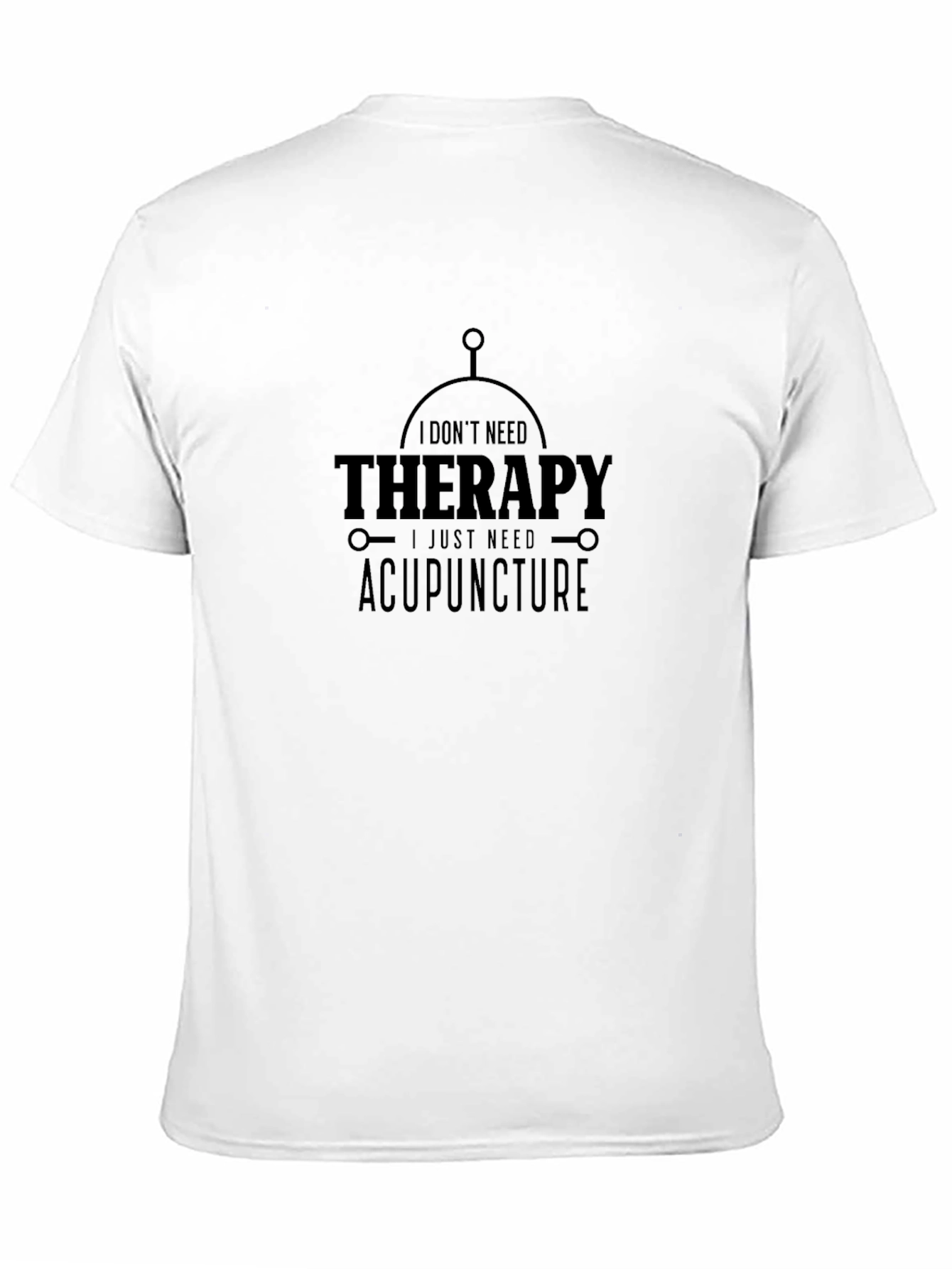 Black Acupuncture Therapy Black Graphic T-Shirt view 11