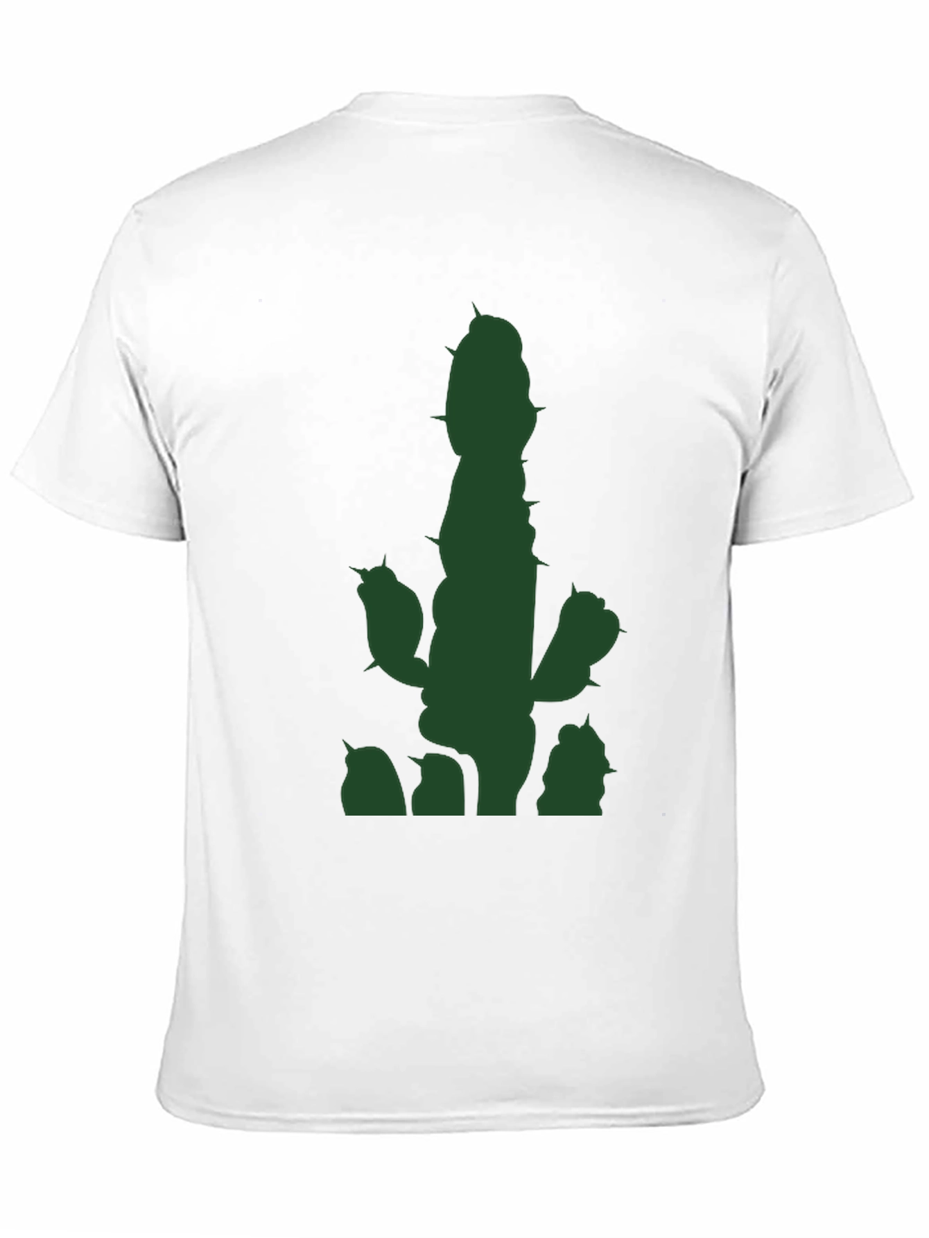 Black Cactus Graphic T-Shirt - Black Casual Tee view 11